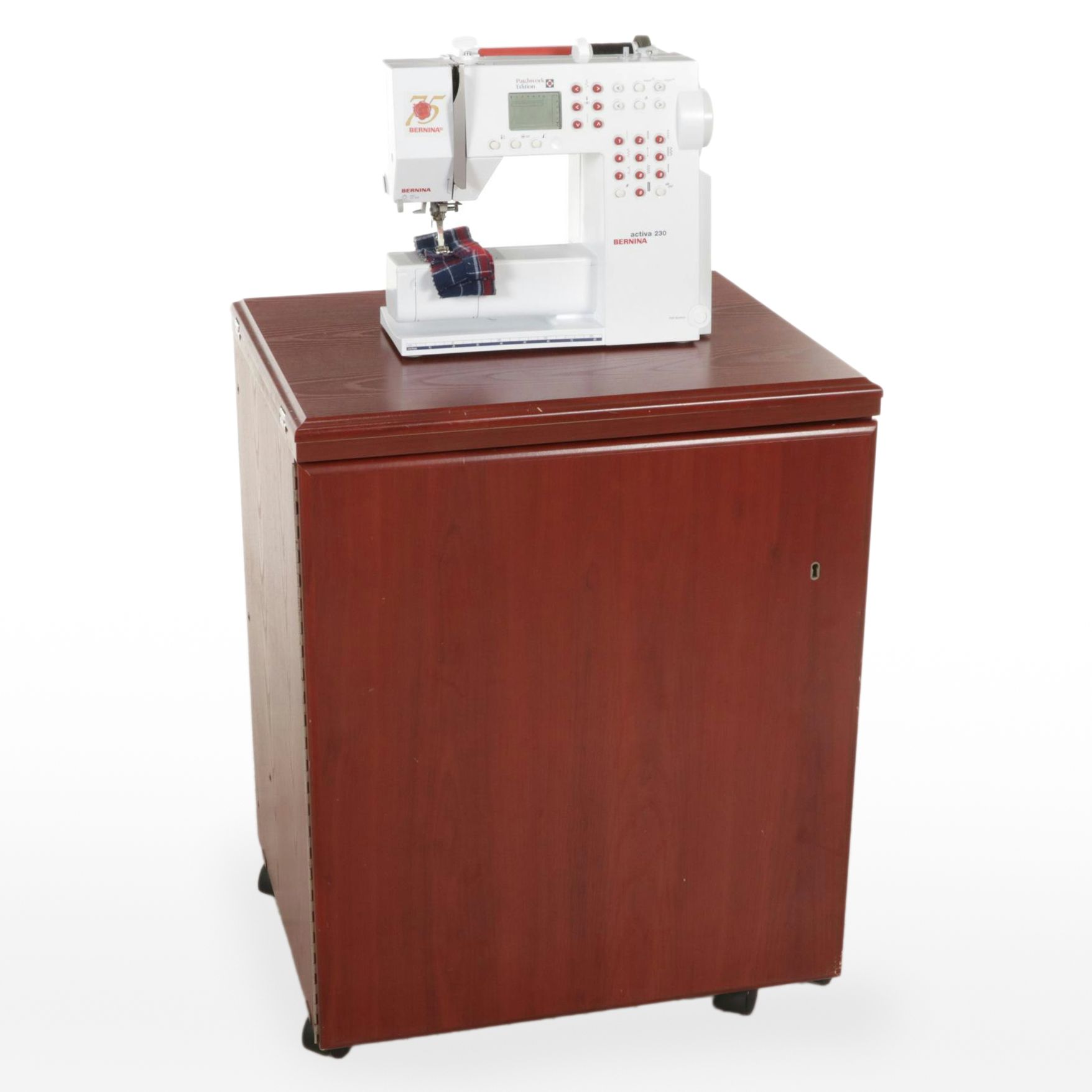 Bernina Activa 230 "Patchwork Edition" Sewing Machine in Horn Cabinet