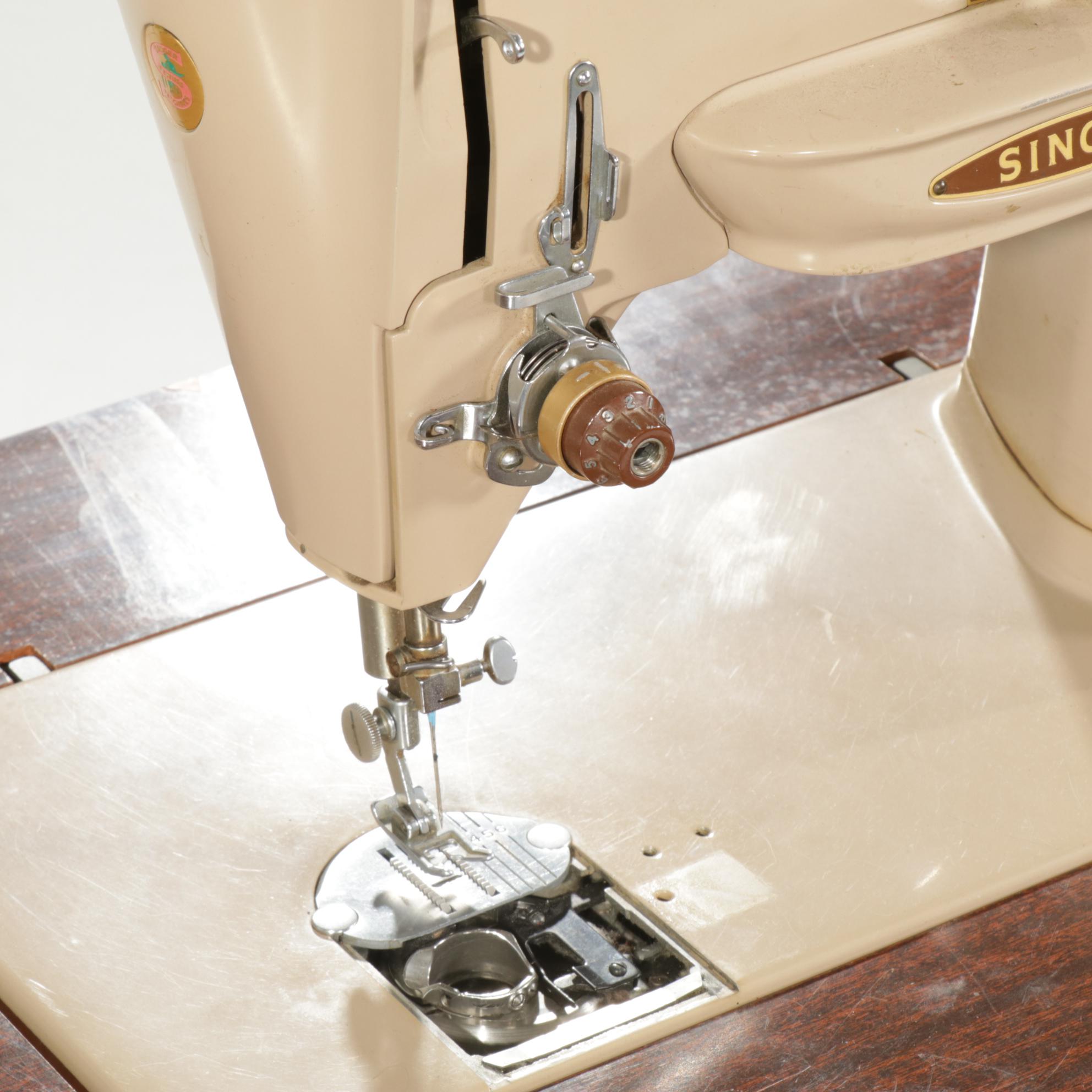Singer Sewing Machine Table Model 503A, 1961