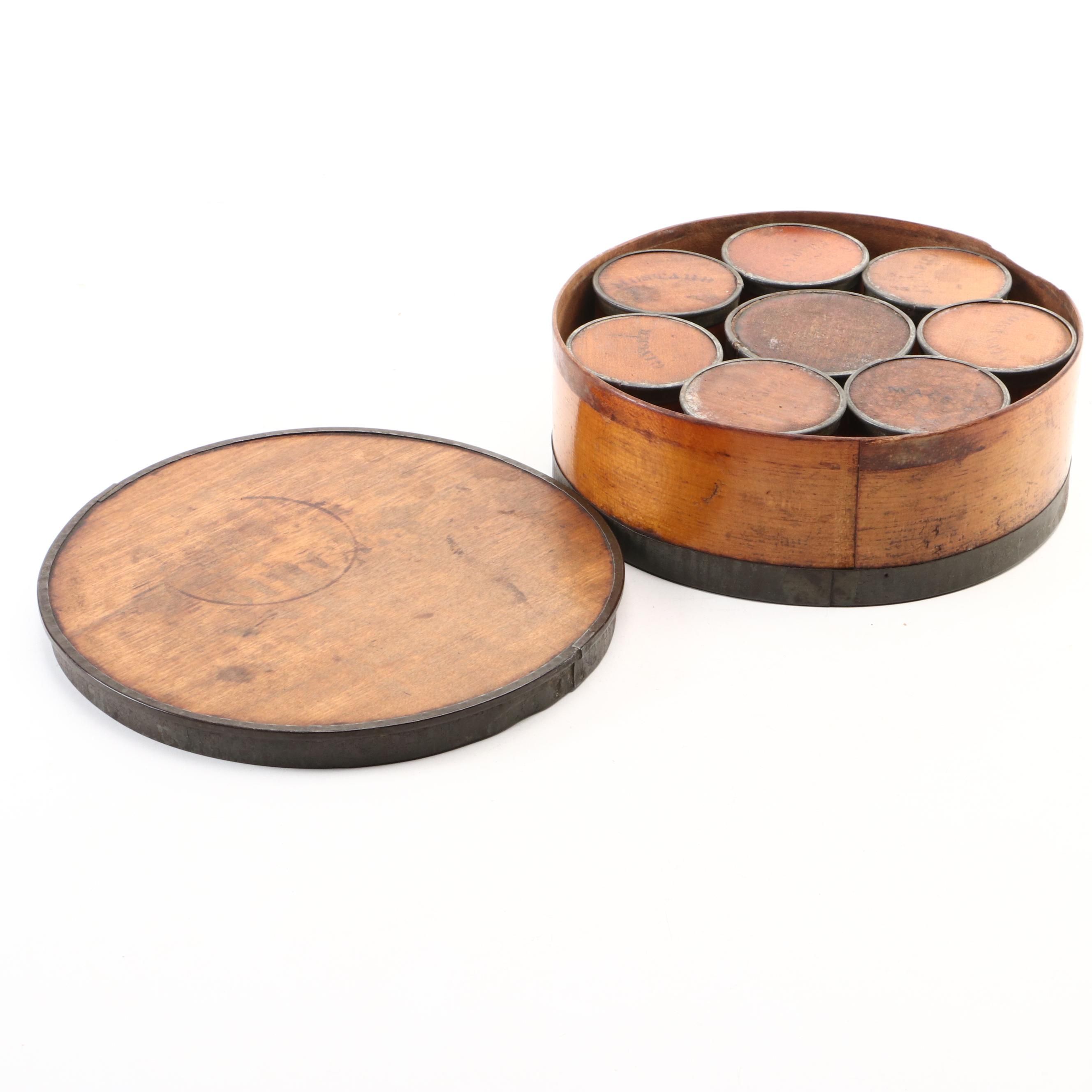 Victorian Bentwood Spice Box, Mid to Late 19th Century