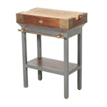 Williams Sonoma "French Chef's" Kitchen Island with Removable Butchers Block