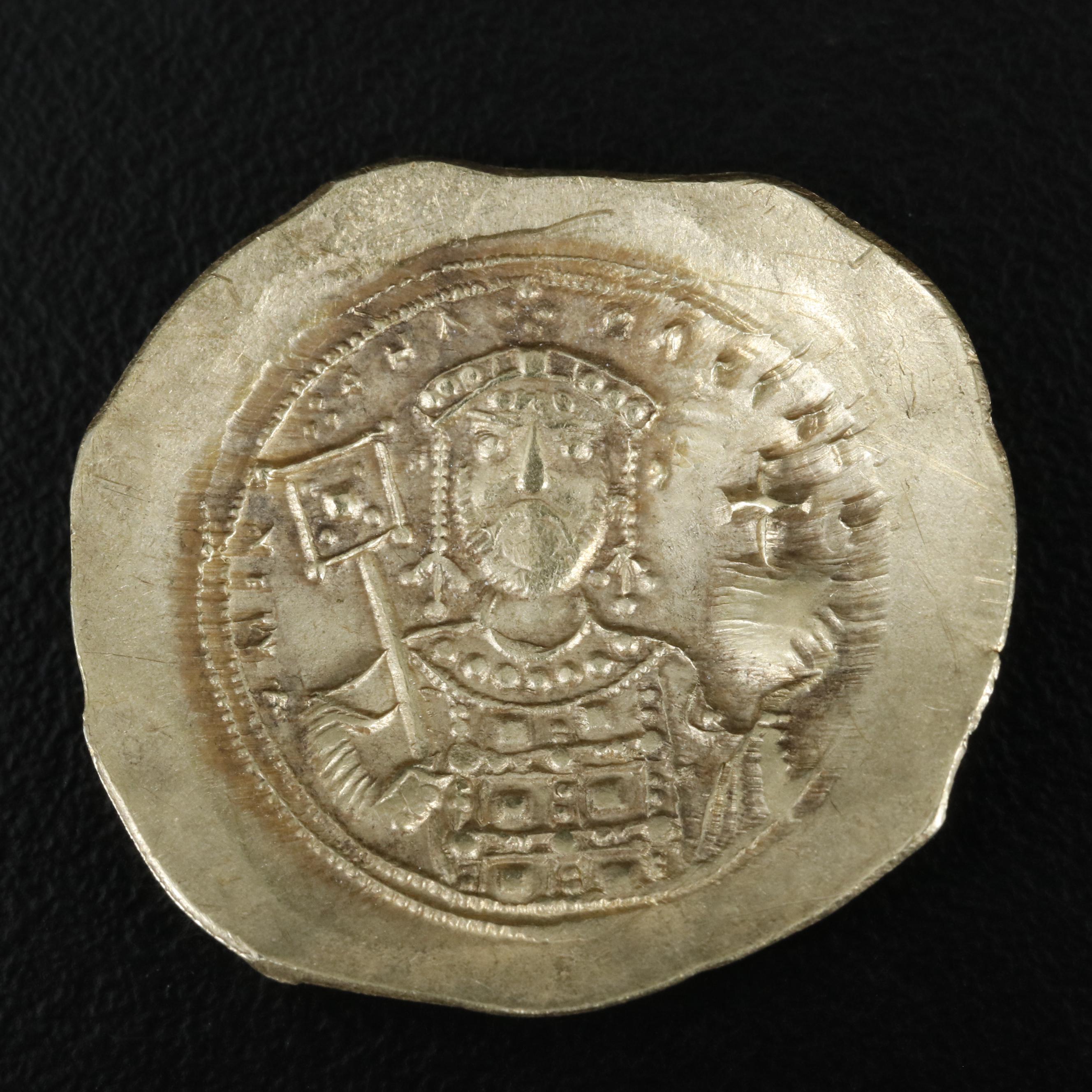 Ancient Byzantine AV Histamenon Nomisma Coin of Michael VII Doukas, ca 1071 A.D.