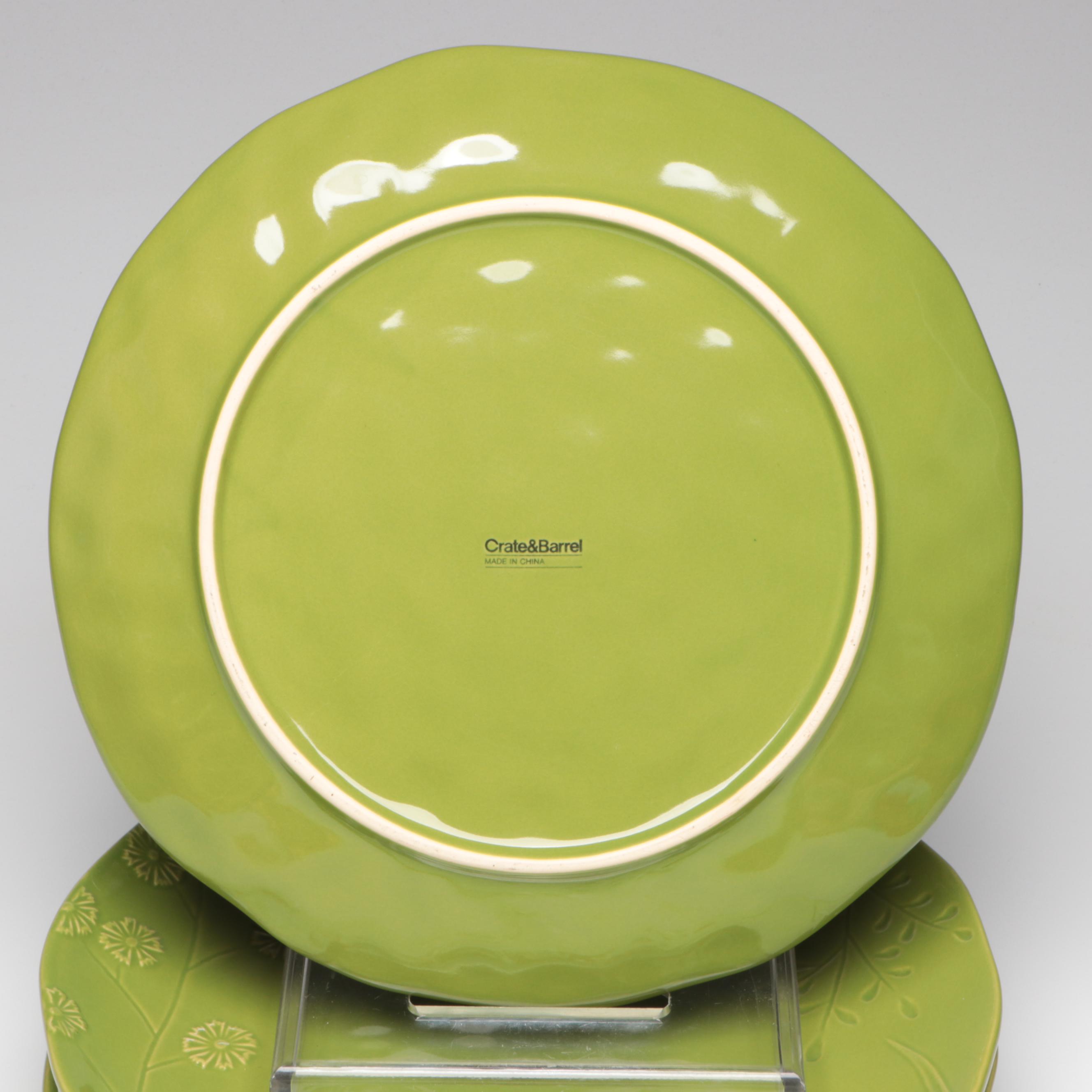 Homer Laughlin Fiestaware Bowls with Crate & Barrel Ceramic Plates and More