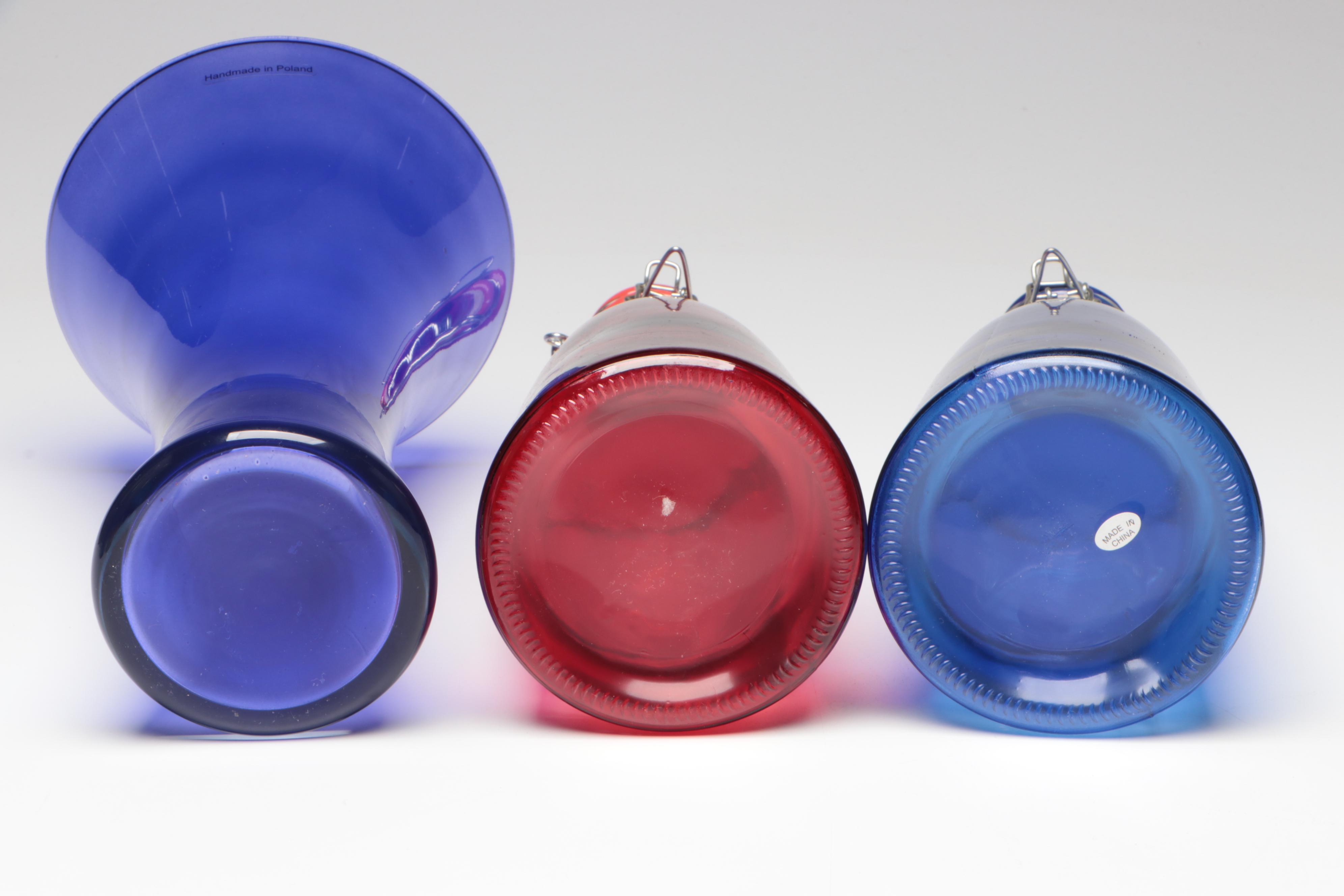 Homer Laughlin Fiestaware Bowls with Crate & Barrel Ceramic Plates and More