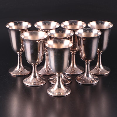 Silver Plate Wine Goblets
