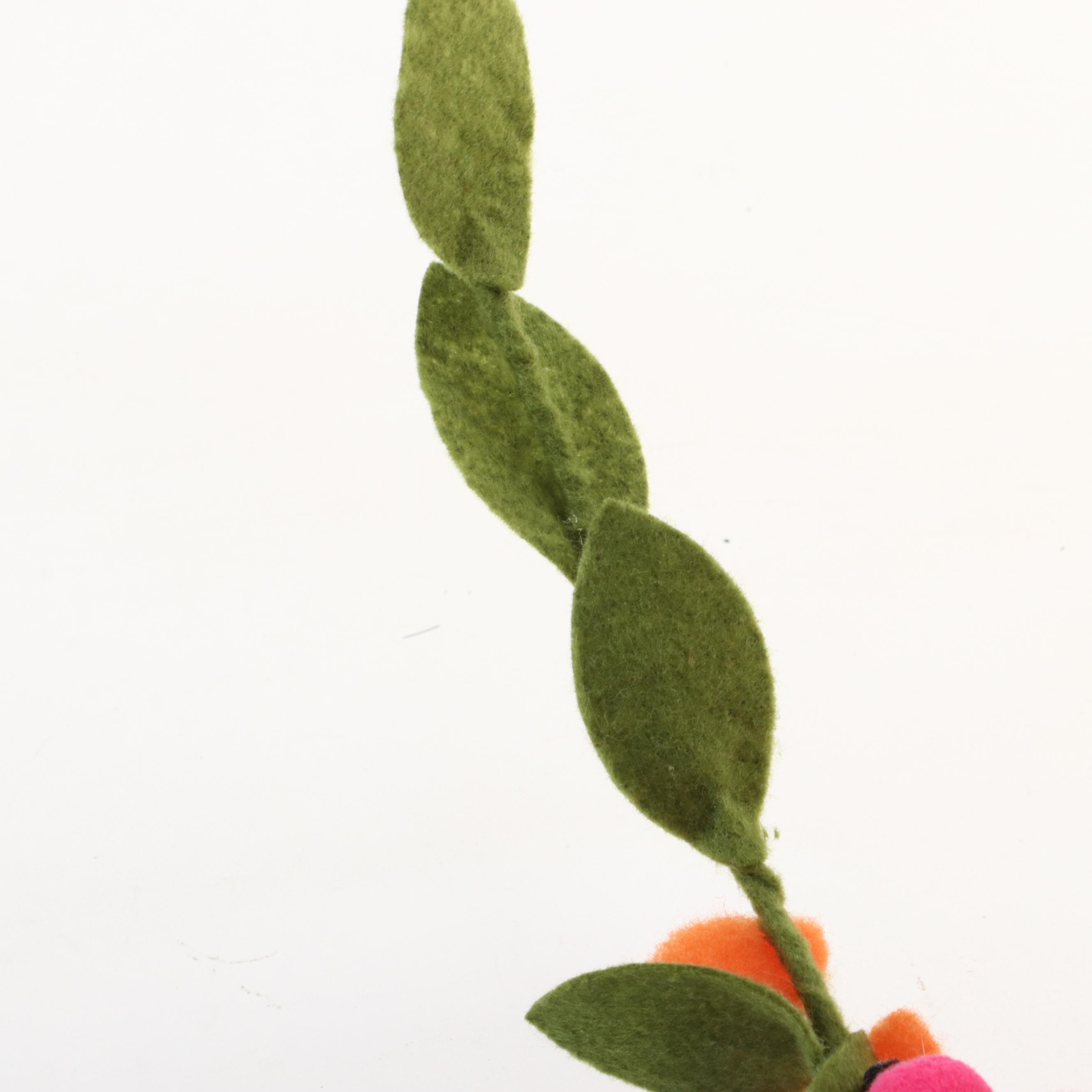 Felted Plush and Faux Fur Imitation Taxidermy Mount