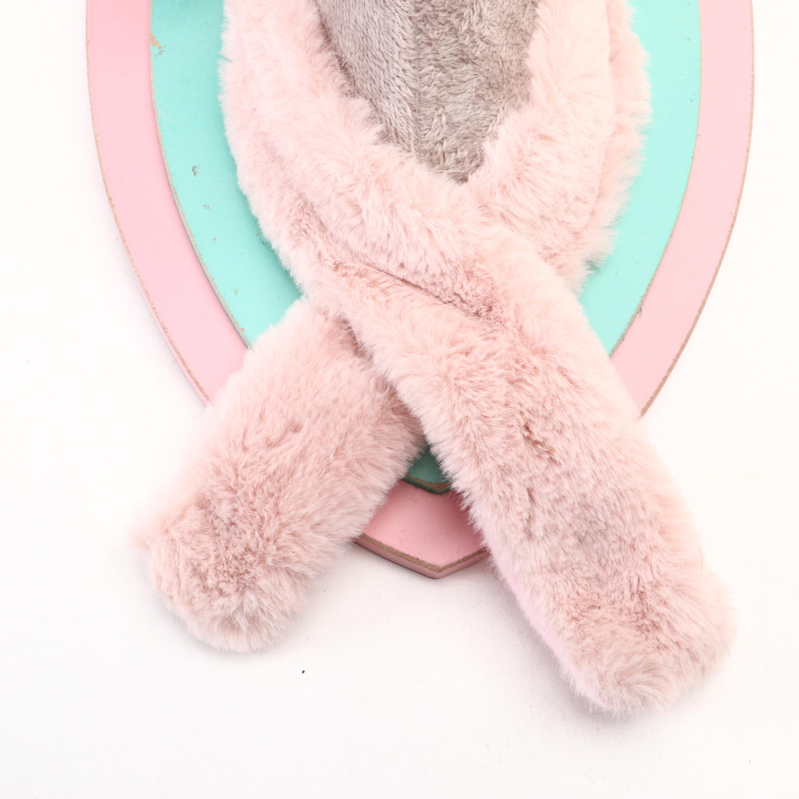 Felted Plush and Faux Fur Imitation Taxidermy Mount