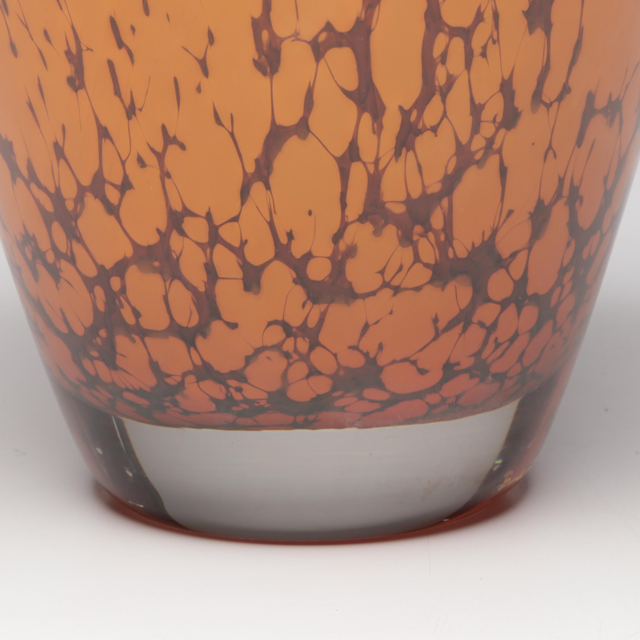 Contemporary Art Glass Vase
