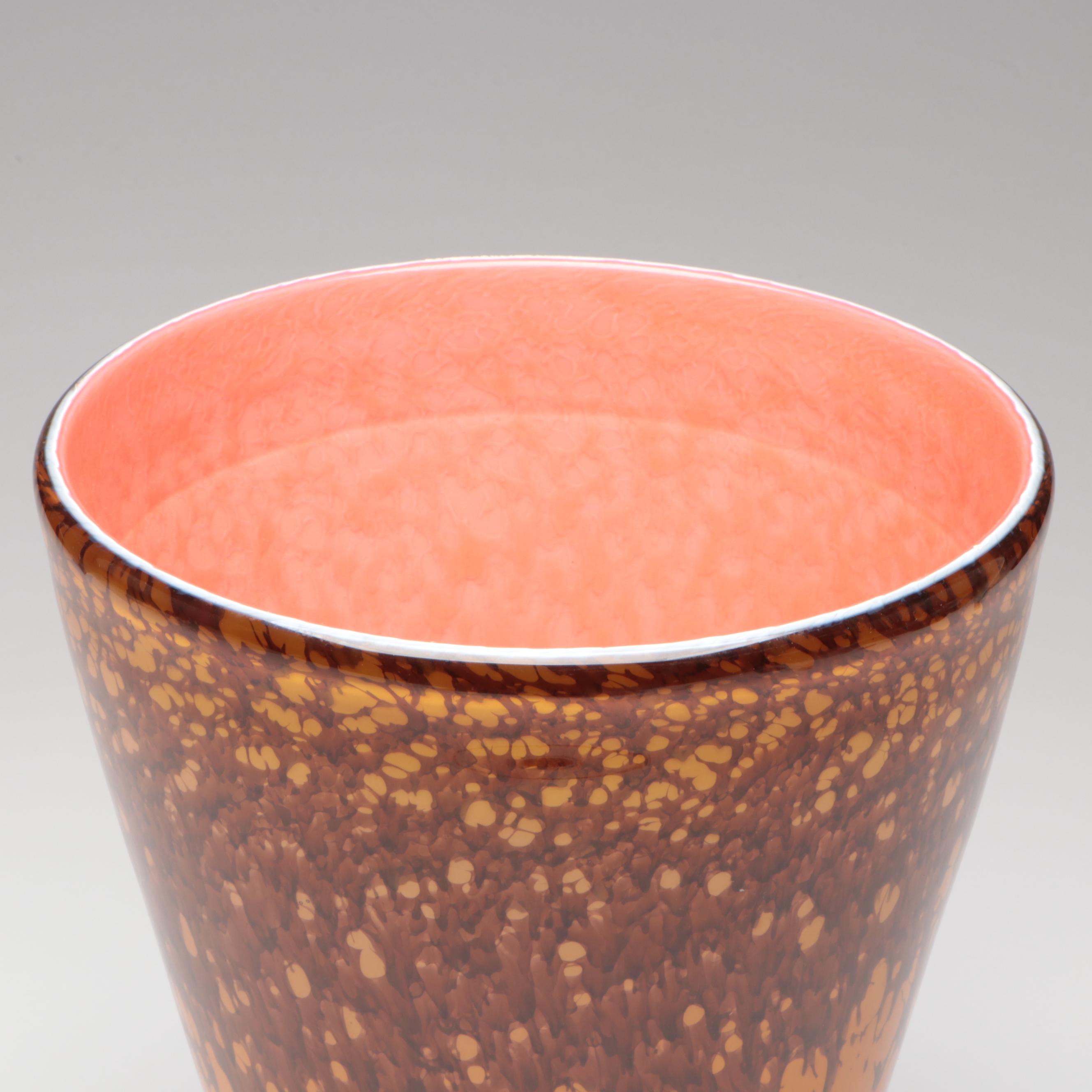 Contemporary Art Glass Vase