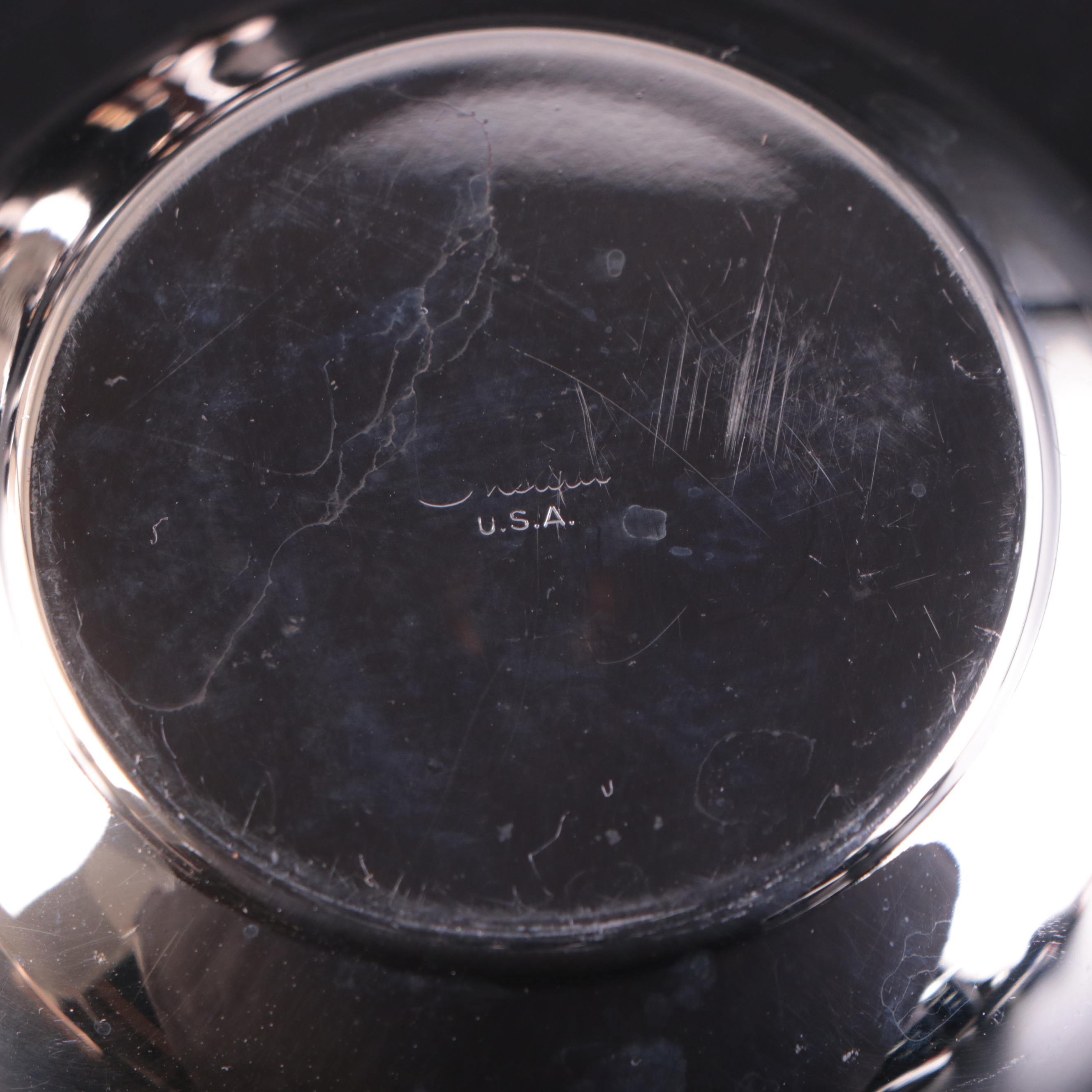 Oneida "Park Lane" Silver Plate Punch Cups and "Paul Revere" Punch Bowl