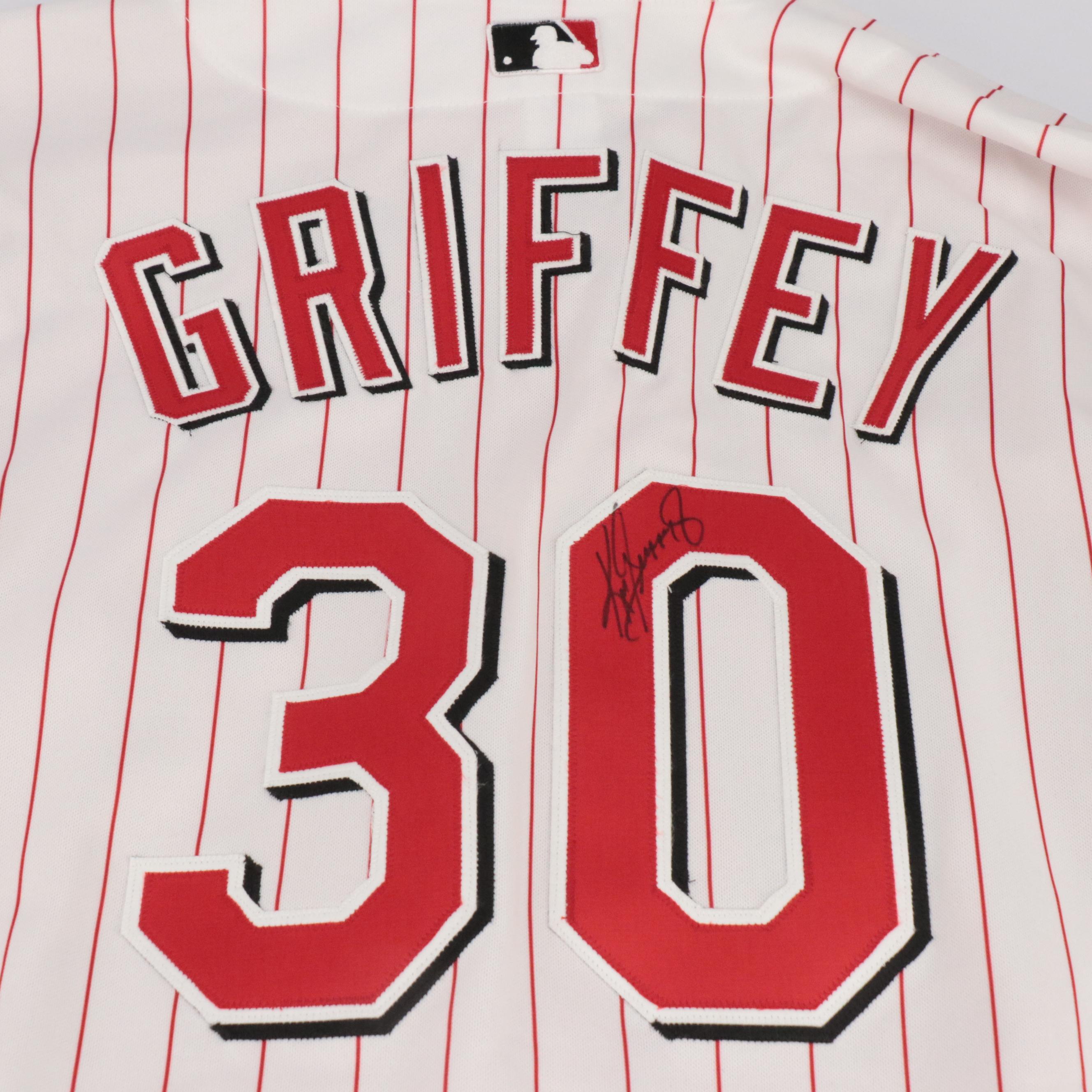 Ken Griffey Jr. Signed Cincinnati Reds Russell Authentic Baseball Jersey