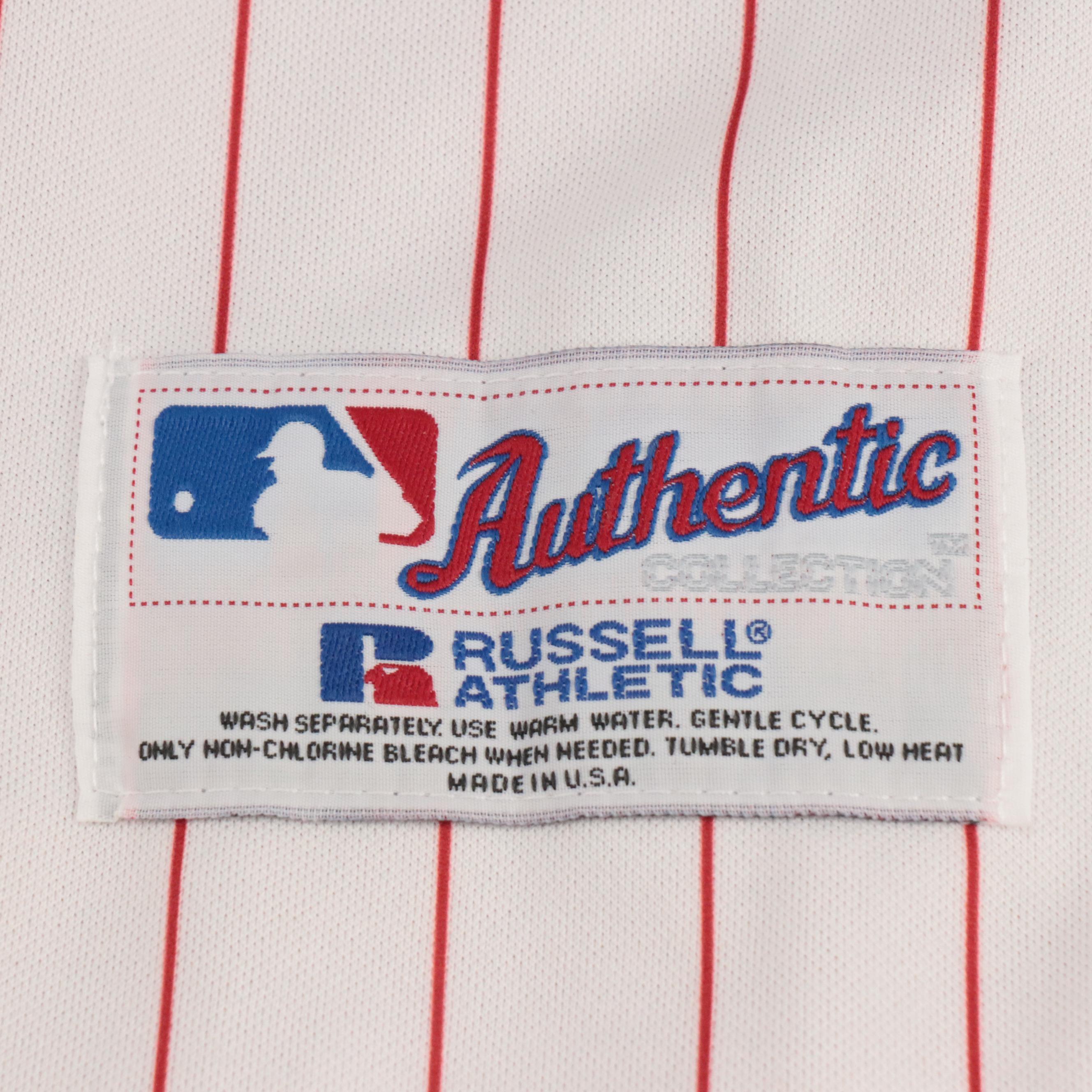 Ken Griffey Jr. Signed Cincinnati Reds Russell Authentic Baseball Jersey