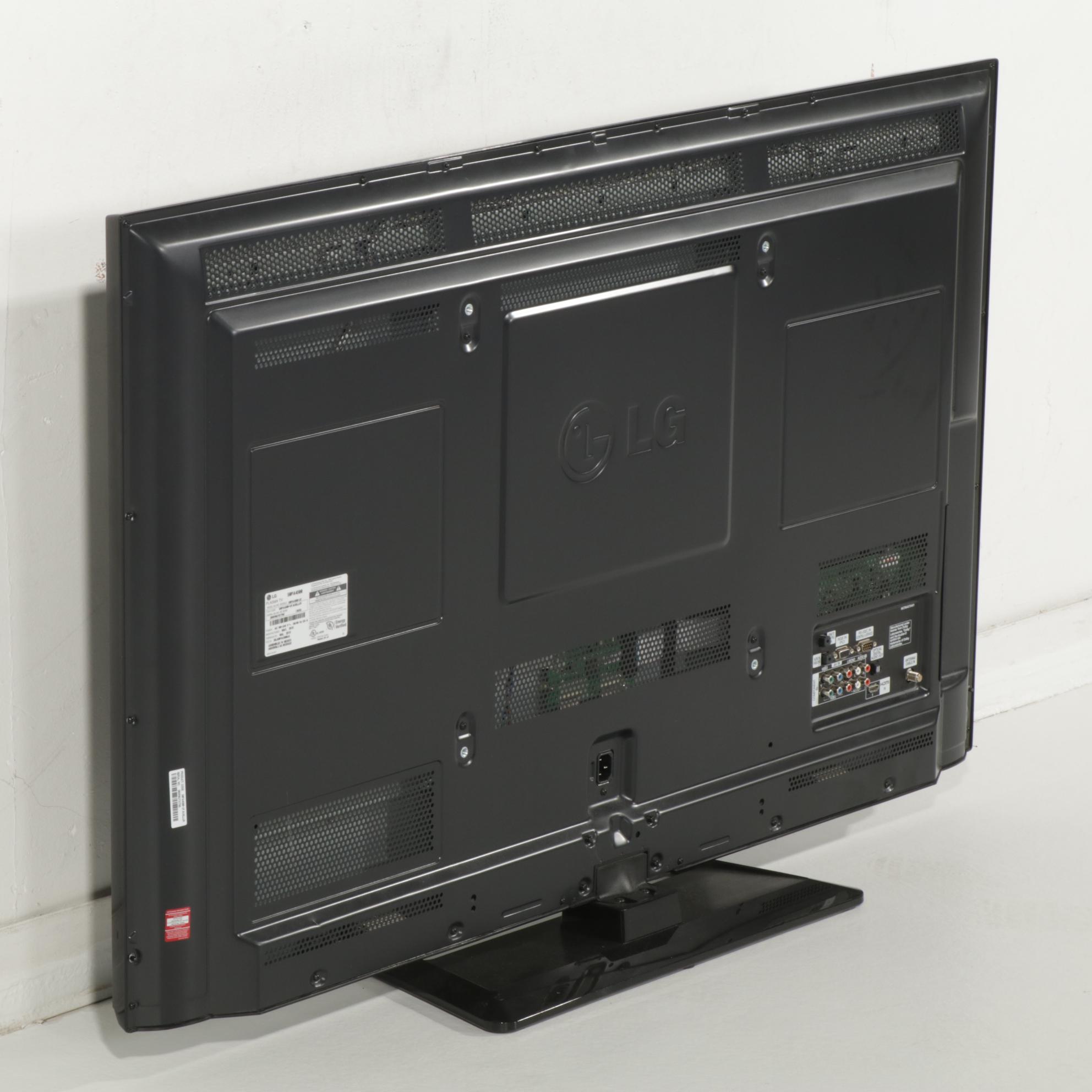 LG 50" Plasma Television on Stand