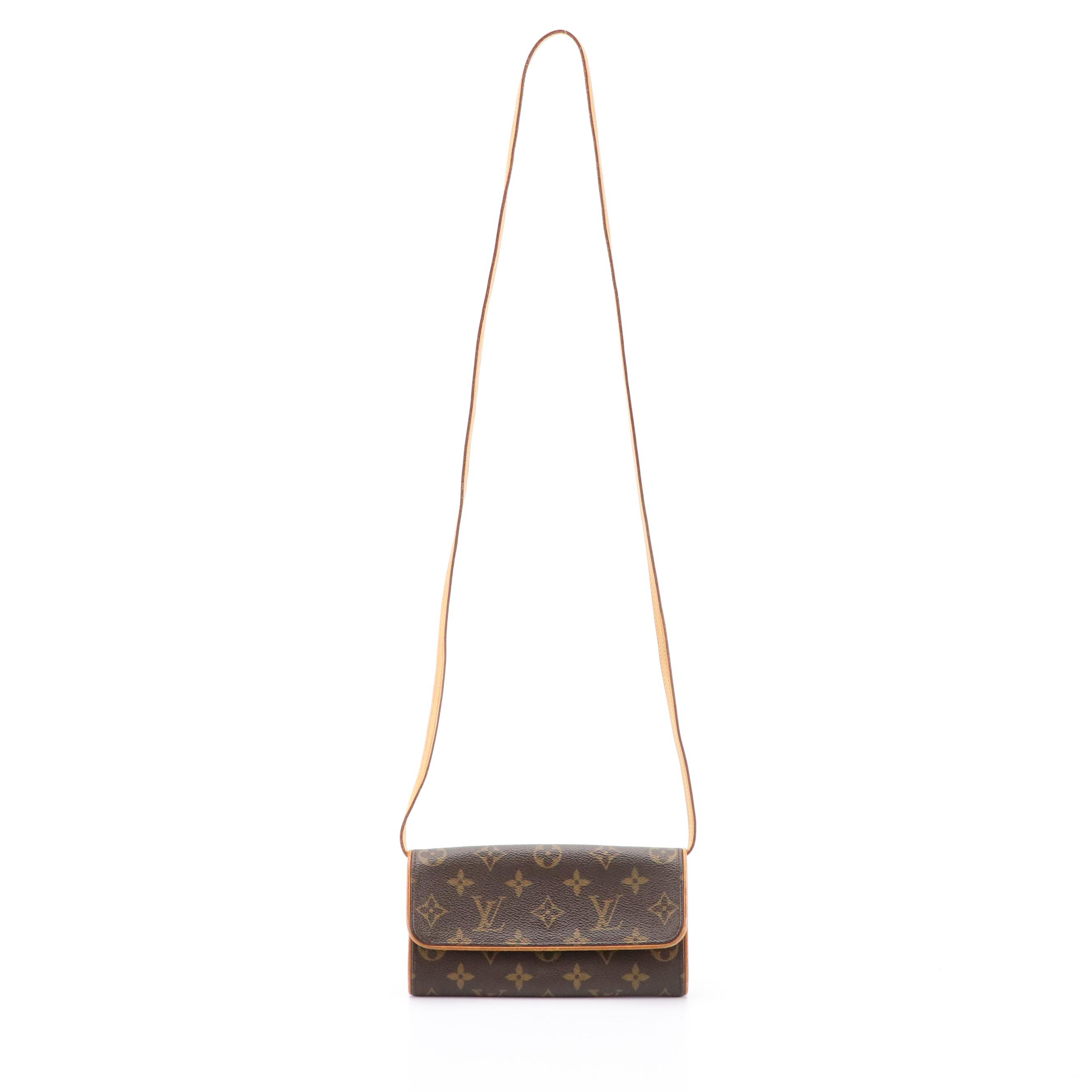 Louis Vuitton Pochette Twin PM Crossbody in Monogram Canvas