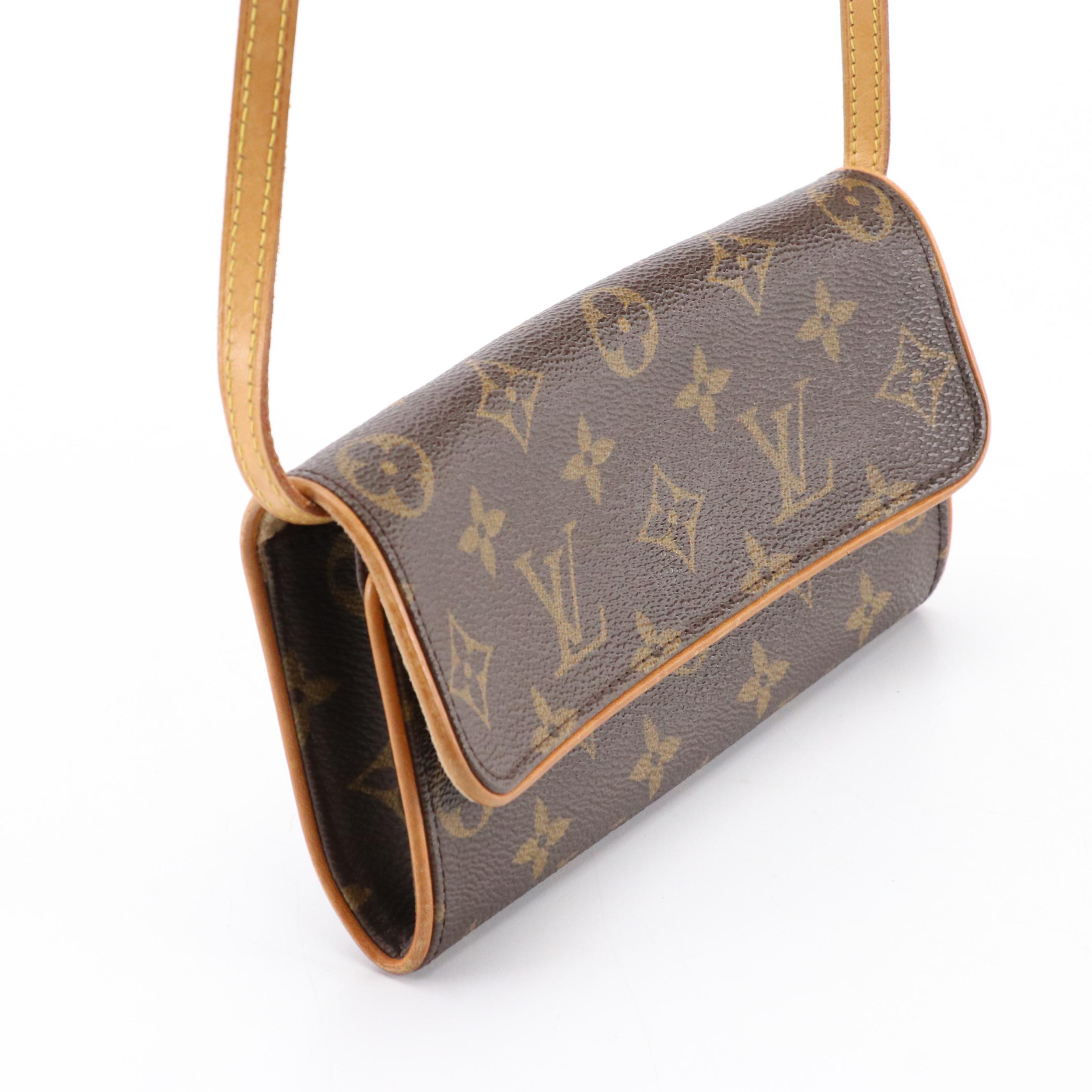 Louis Vuitton Pochette Twin PM Crossbody in Monogram Canvas