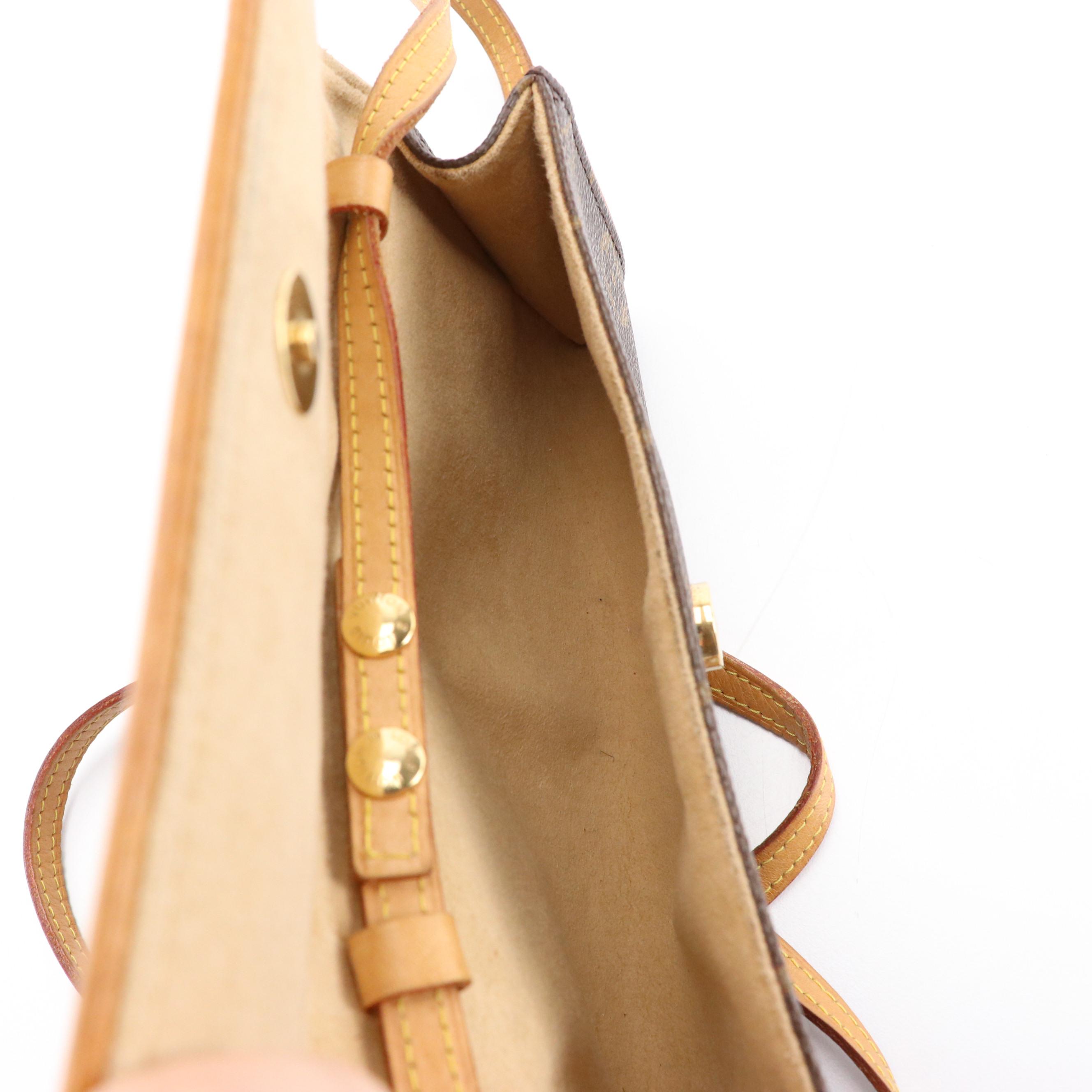 Louis Vuitton Pochette Twin PM Crossbody in Monogram Canvas