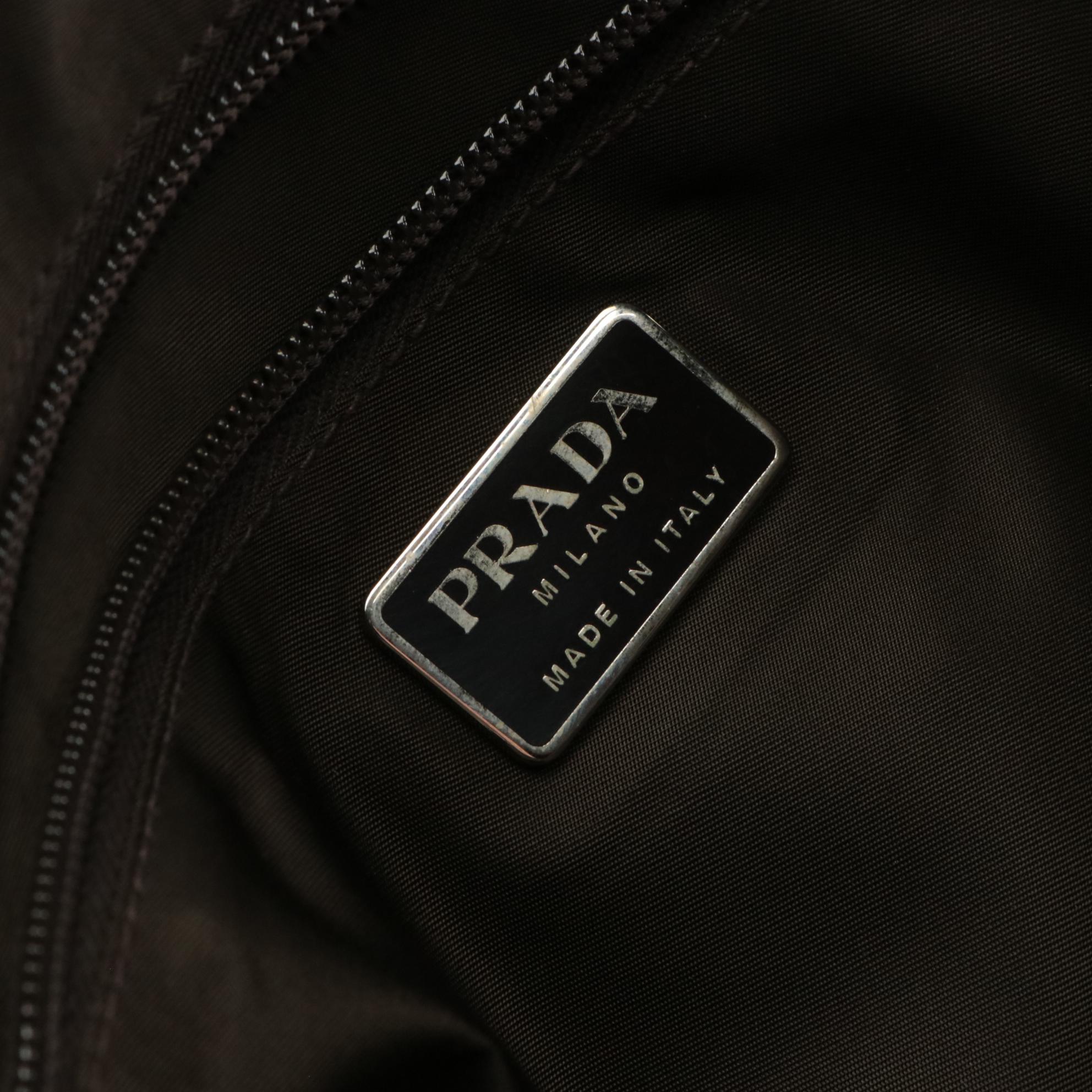 Prada Belt Bag in Brown Leather