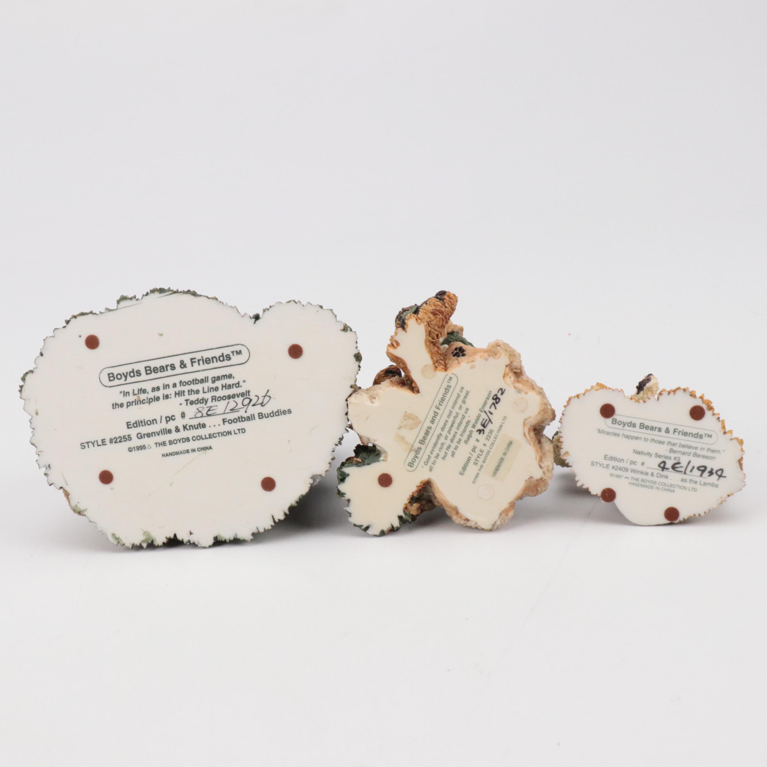 Boyd's Bears & Friends Folkstone and Bearstone Collection Figurines