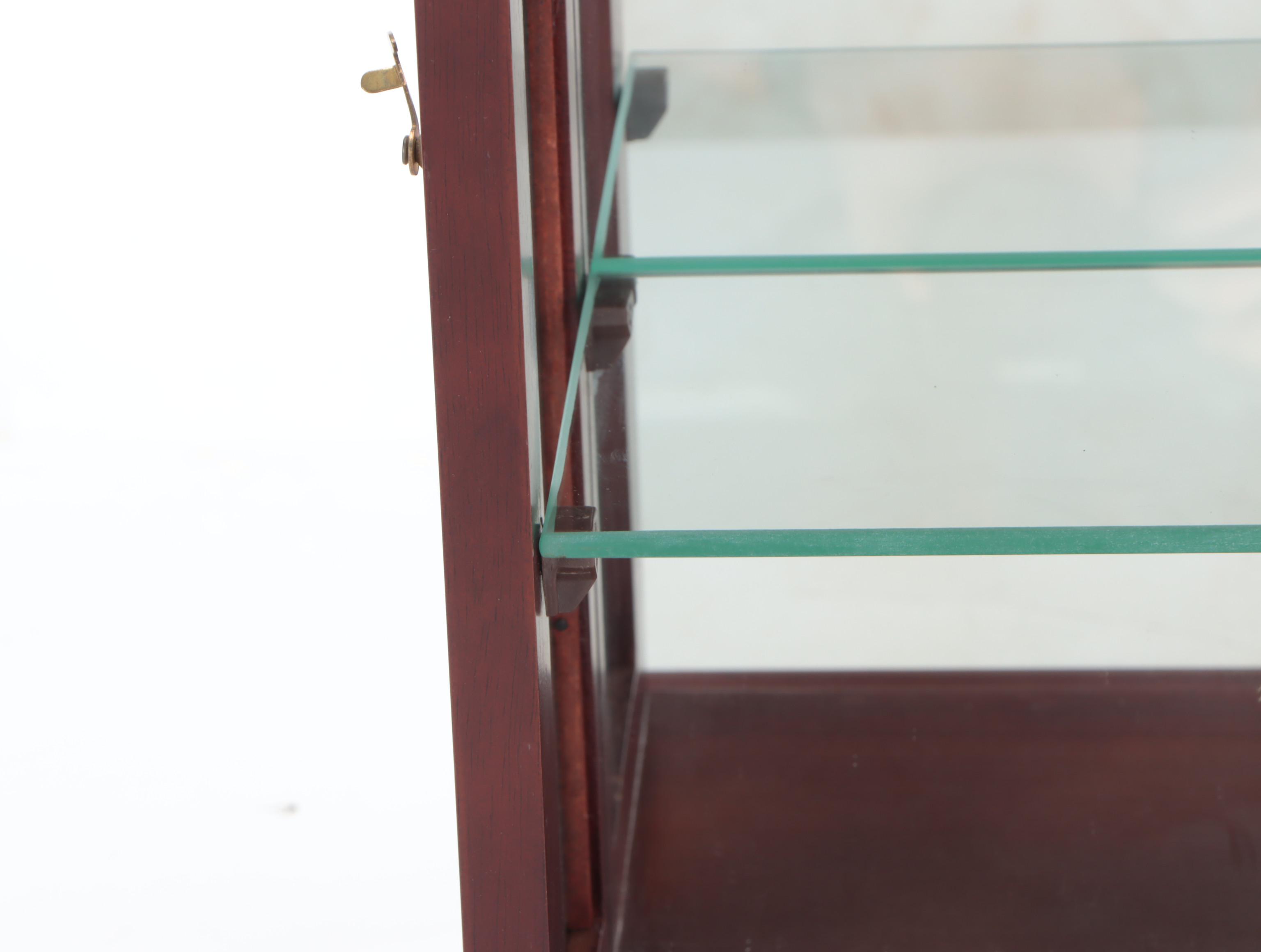 D & A Federal Style Curio Case Wall Clock