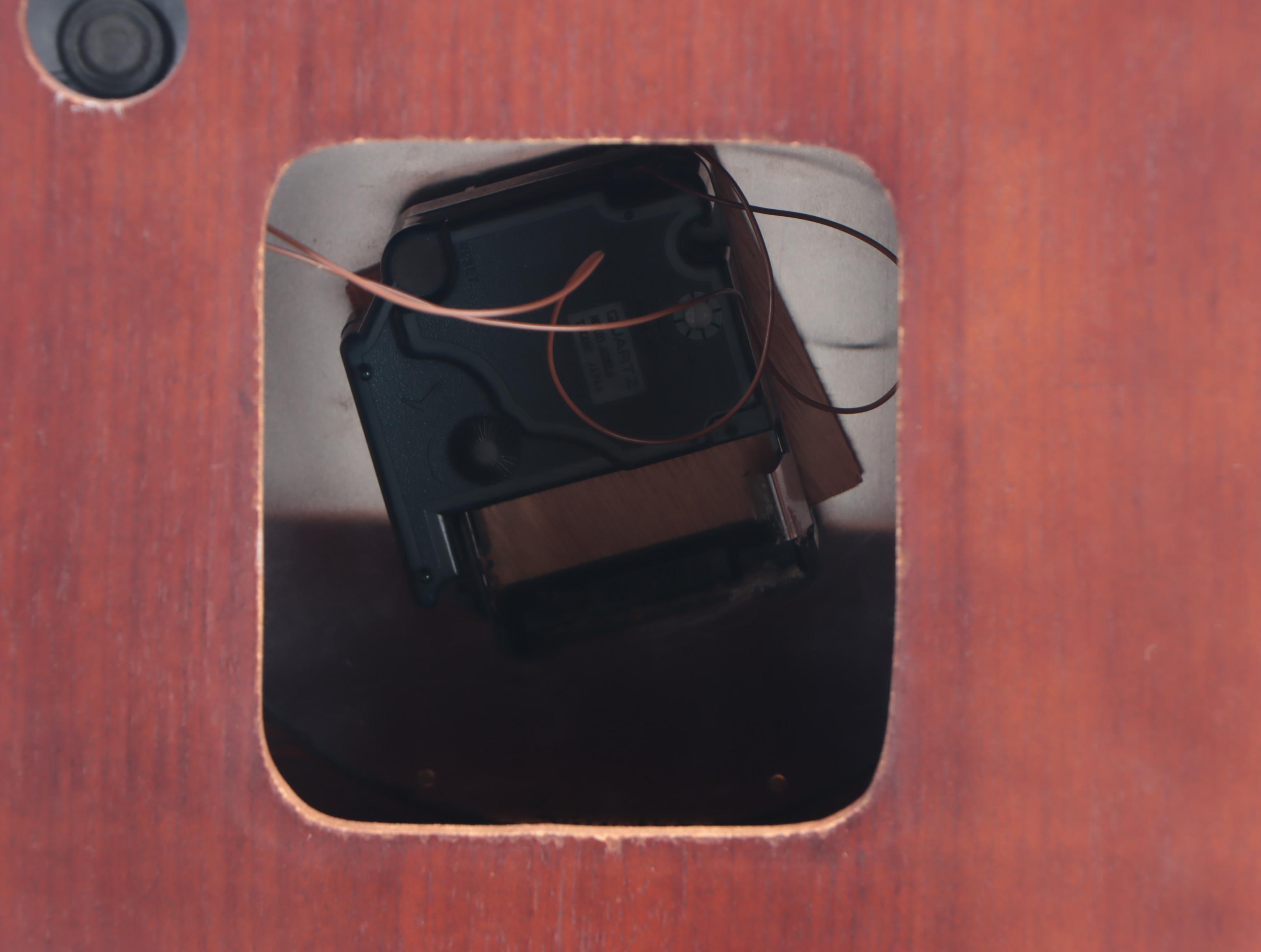 D & A Federal Style Curio Case Wall Clock