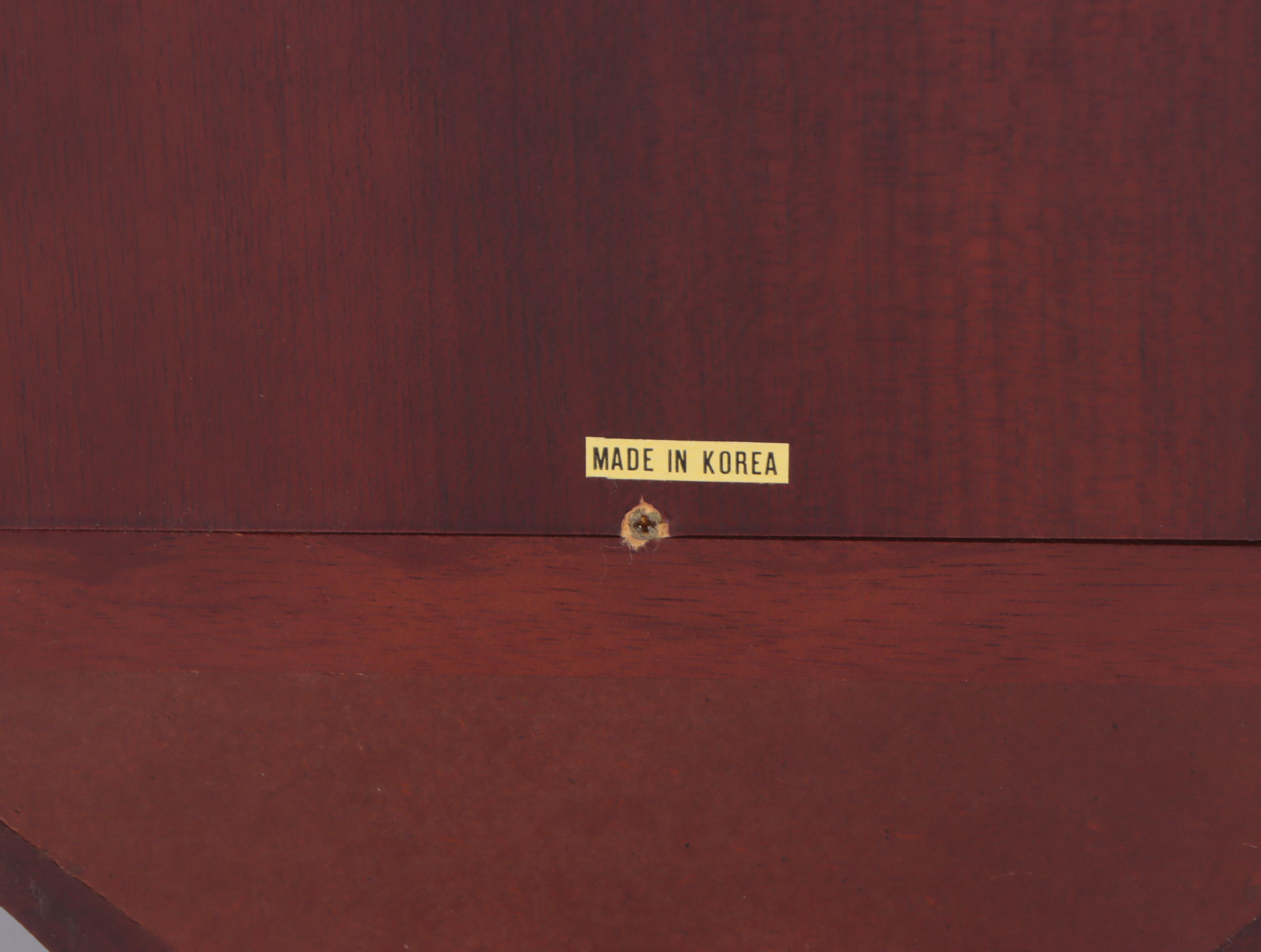 D & A Federal Style Curio Case Wall Clock