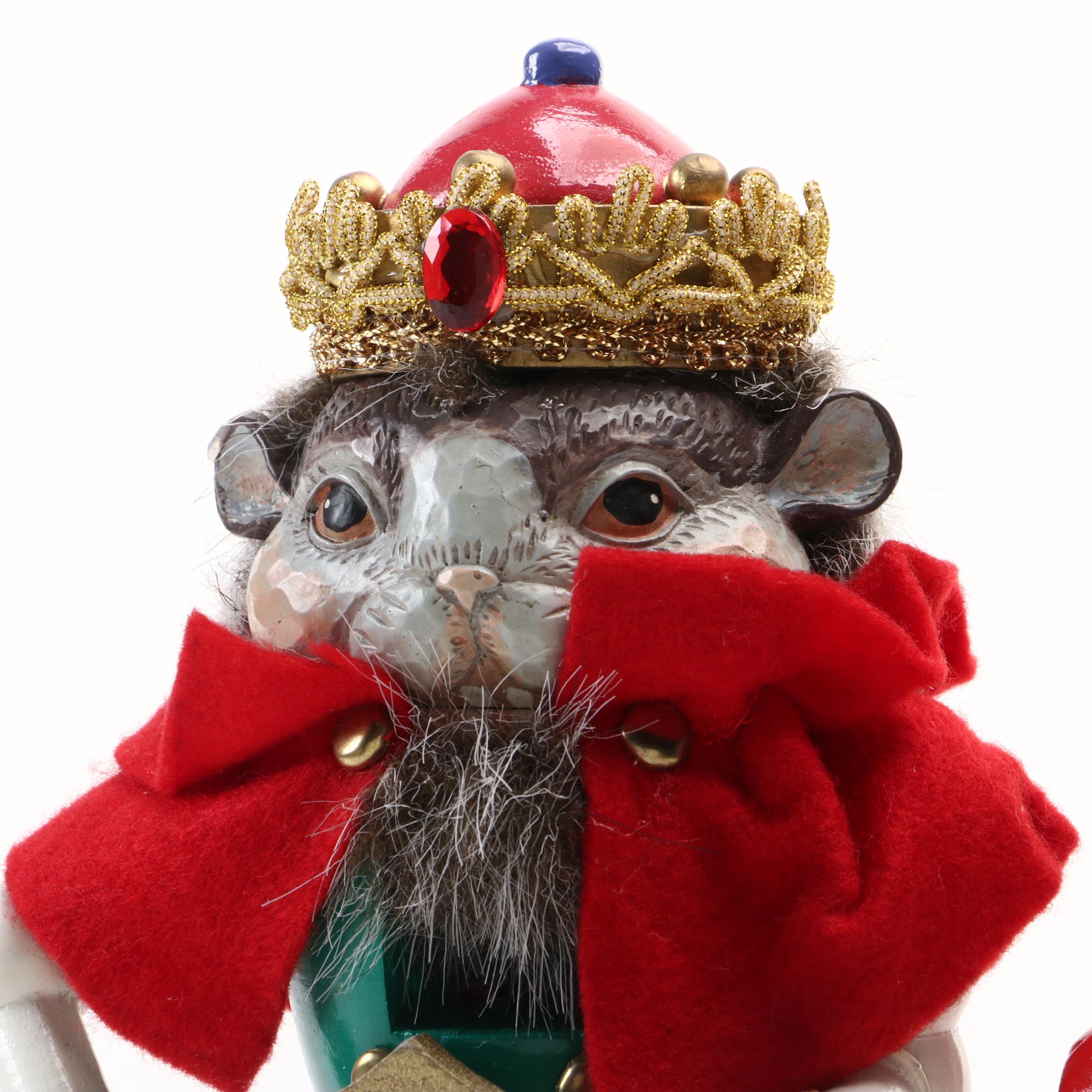 "The Nutcracker" Themed Paint-Decorated Wooden Nutcrackers