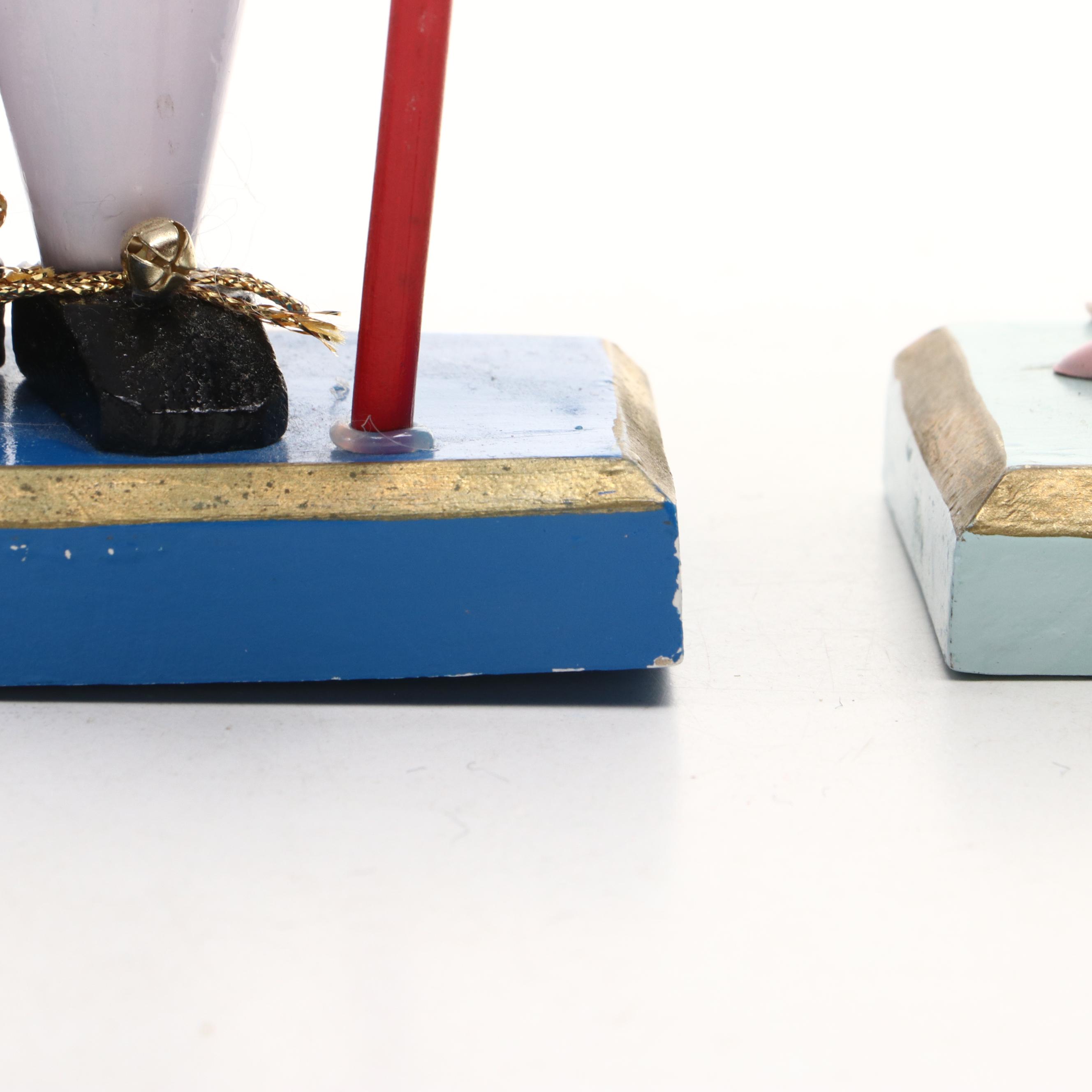 "The Nutcracker" Themed Paint-Decorated Wooden Nutcrackers