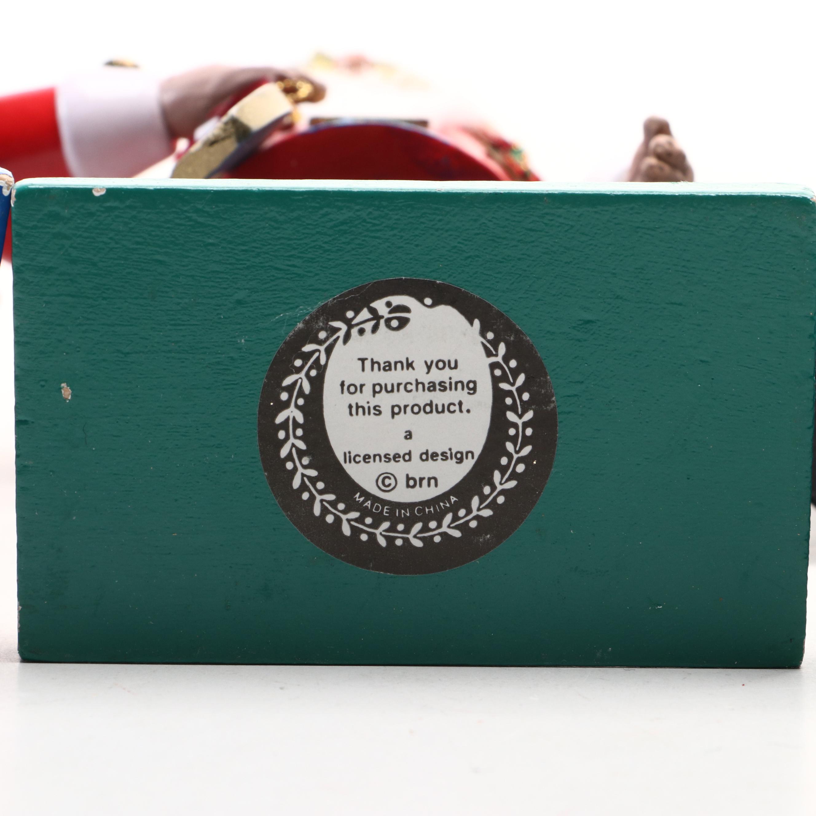 "The Nutcracker" Themed Paint-Decorated Wooden Nutcrackers