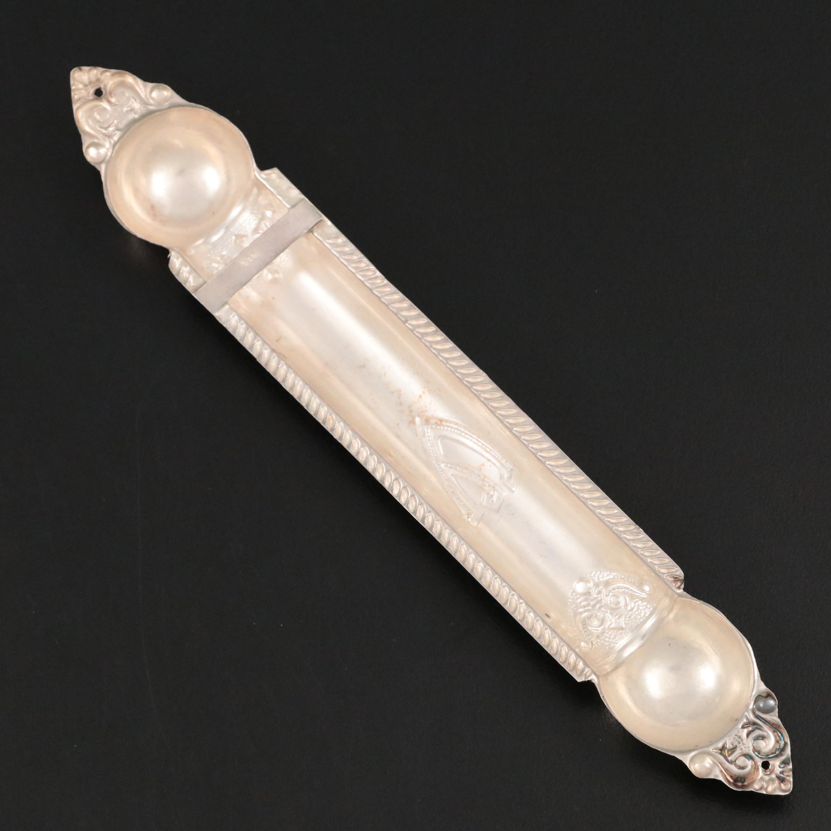 Sterling Silver Mezuzah Case