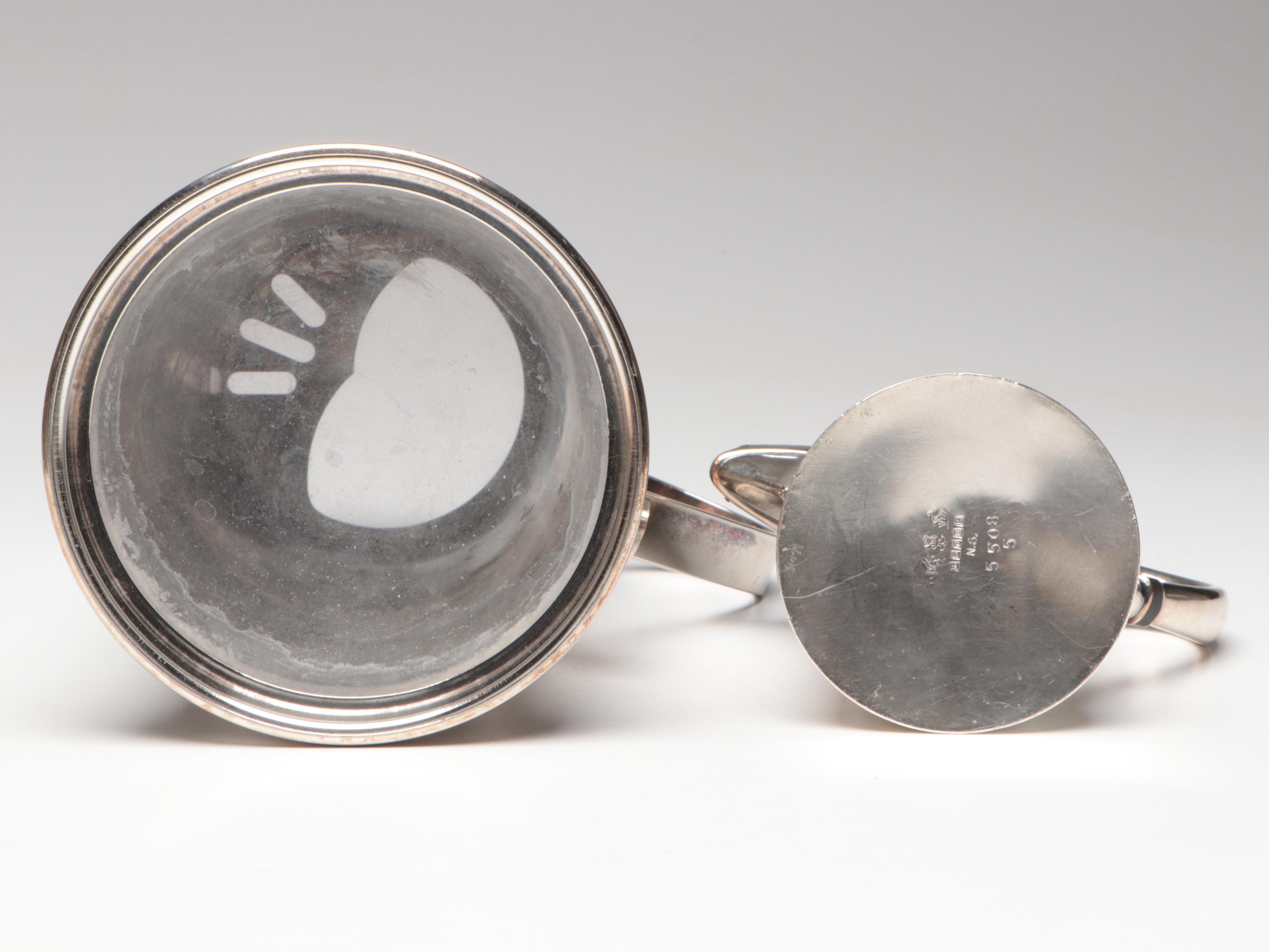 Silver Plate Marksmanship Trophy Pitchers, 20th Century