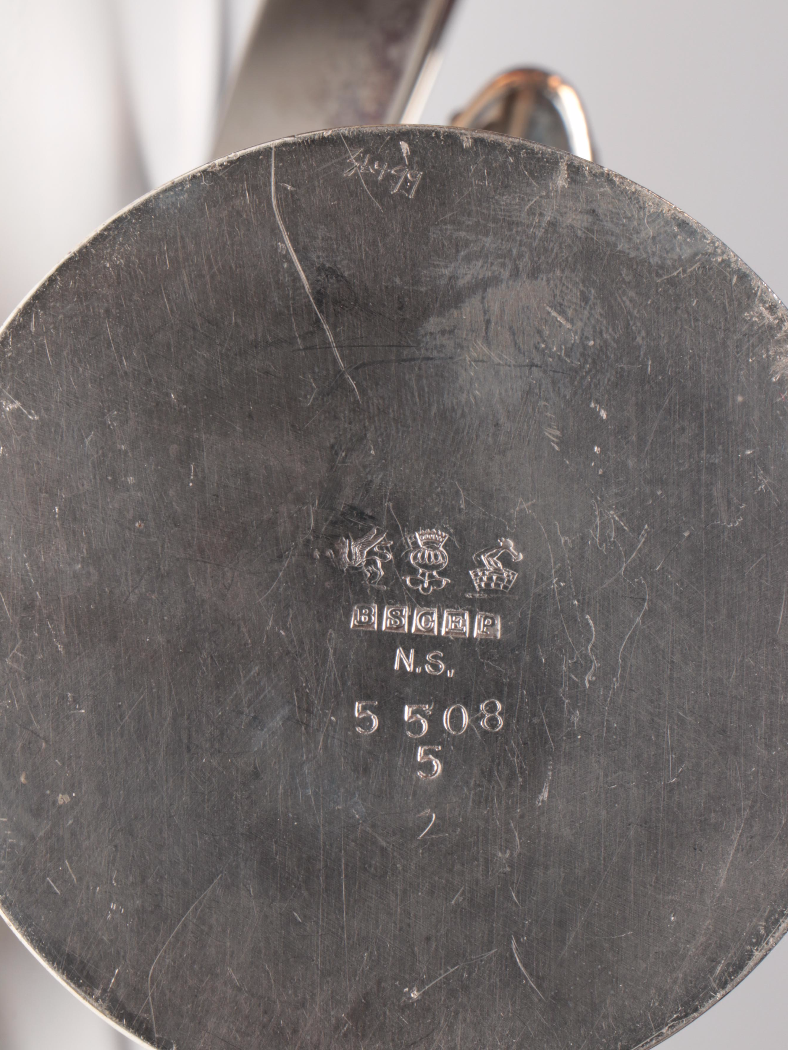 Silver Plate Marksmanship Trophy Pitchers, 20th Century