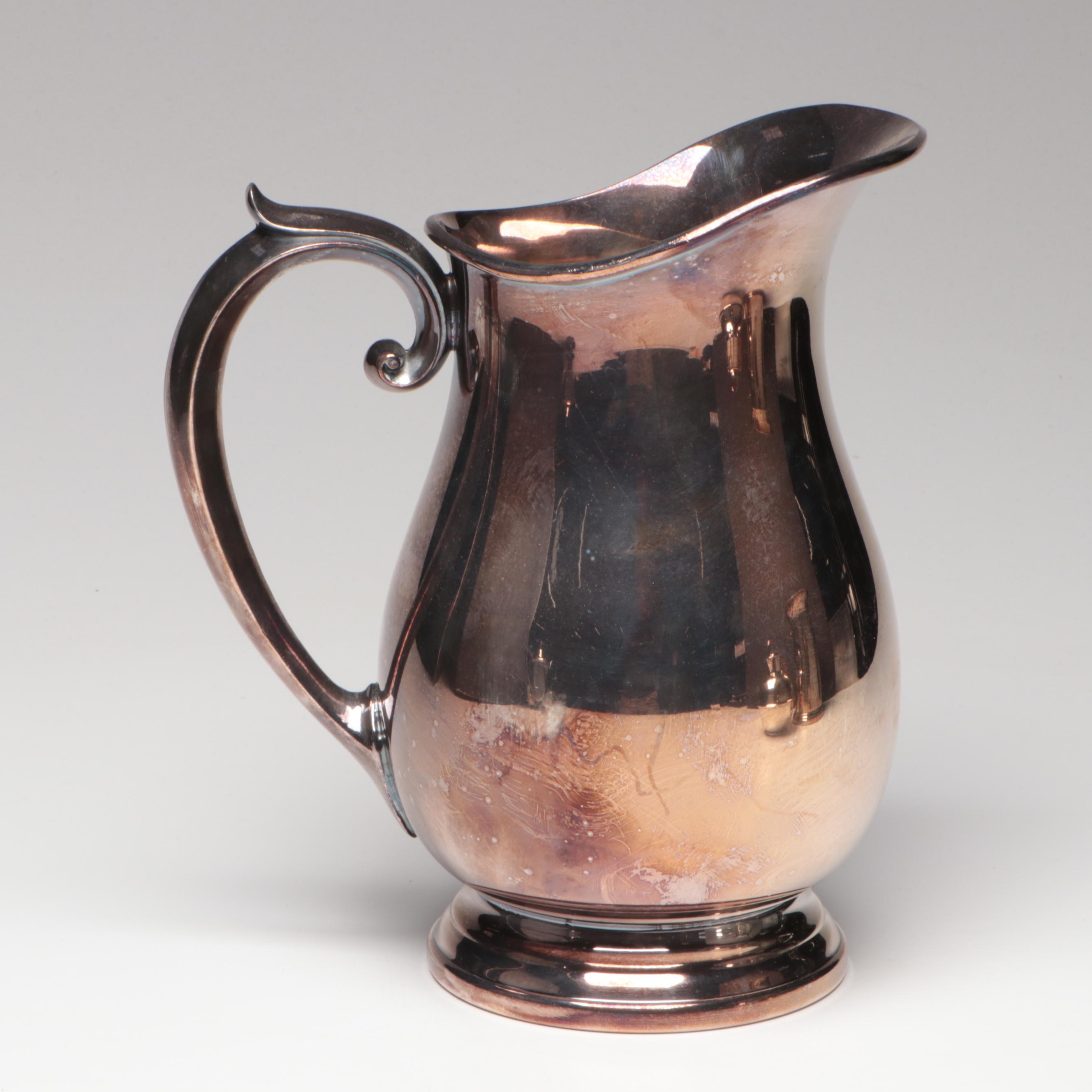 Silver Plate Marksmanship Trophy Pitchers, 20th Century