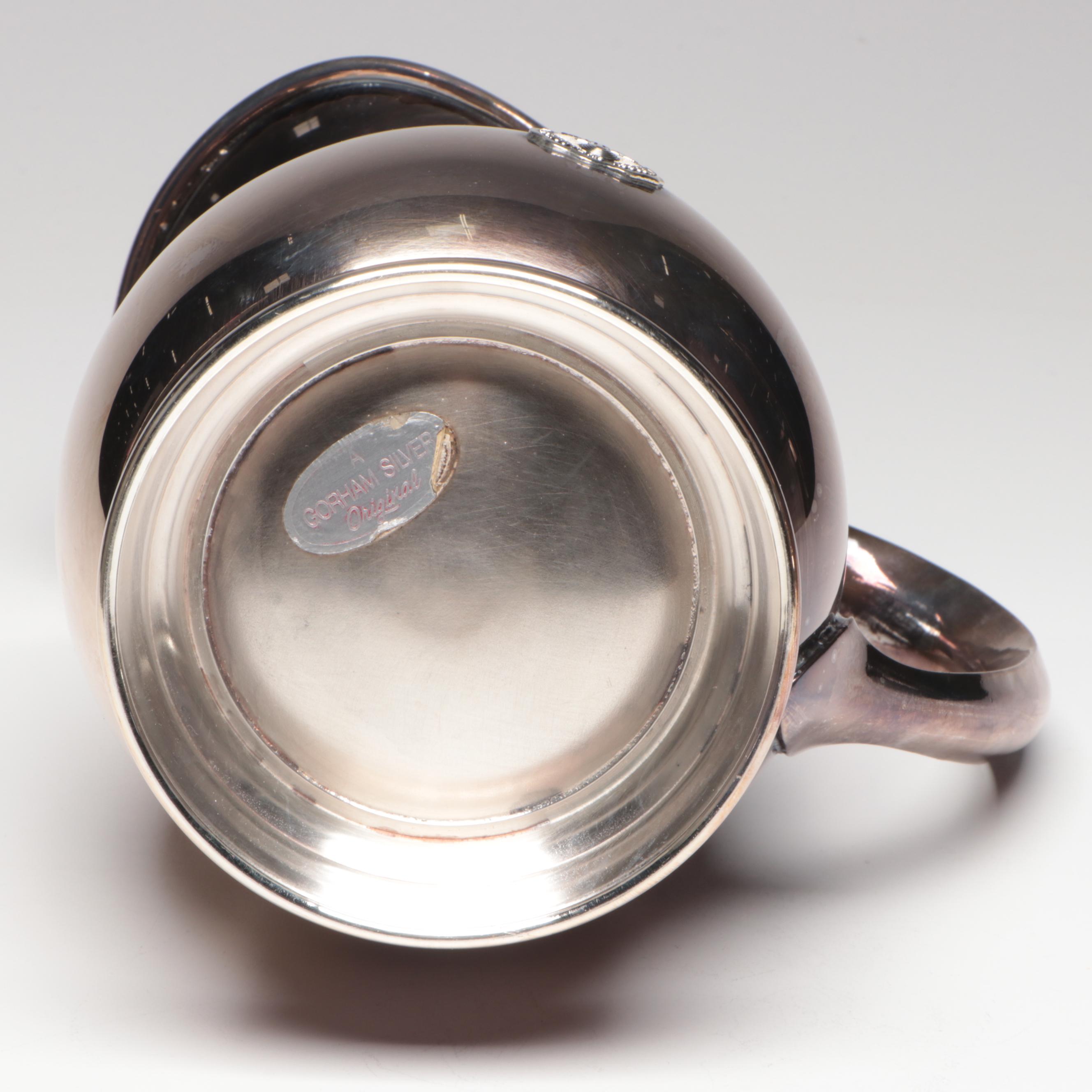 Silver Plate Marksmanship Trophy Pitchers, 20th Century