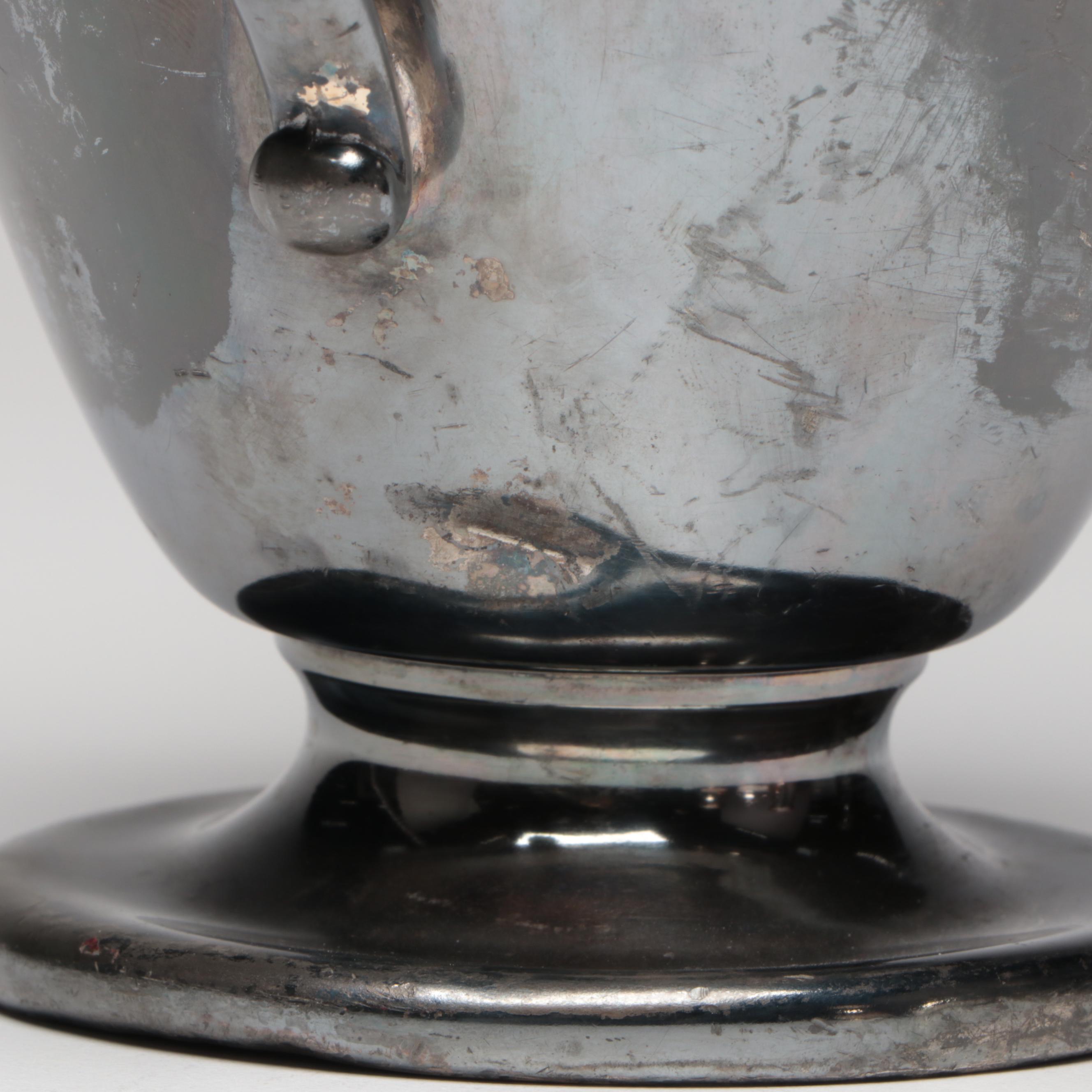 Silver Plate Marksmanship Trophy Pitchers, 20th Century