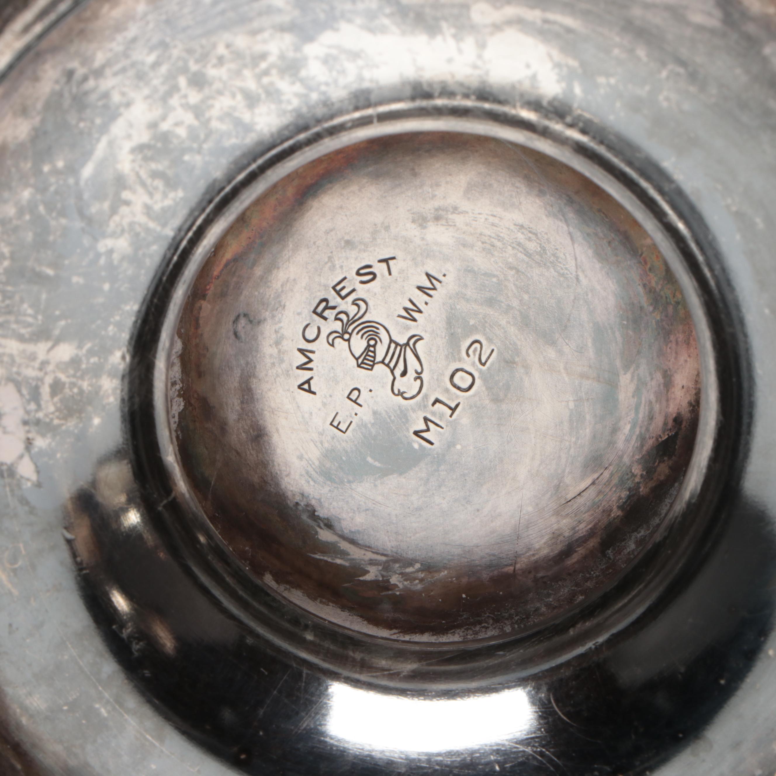 Silver Plate Marksmanship Trophy Pitchers, 20th Century