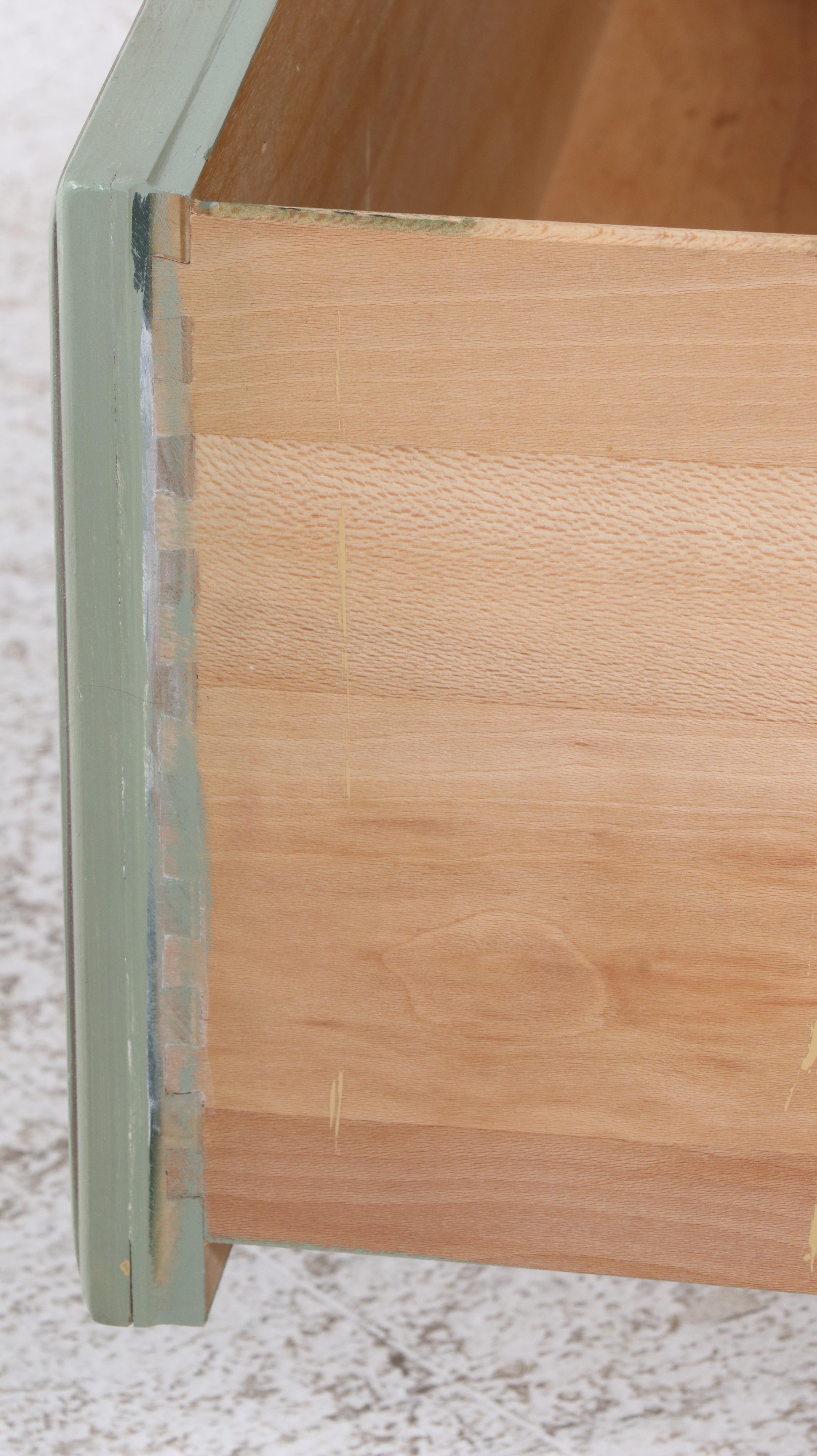 Drexel Custom-Painted and Parcel-Gilt Media Armoire, Late 20th Century