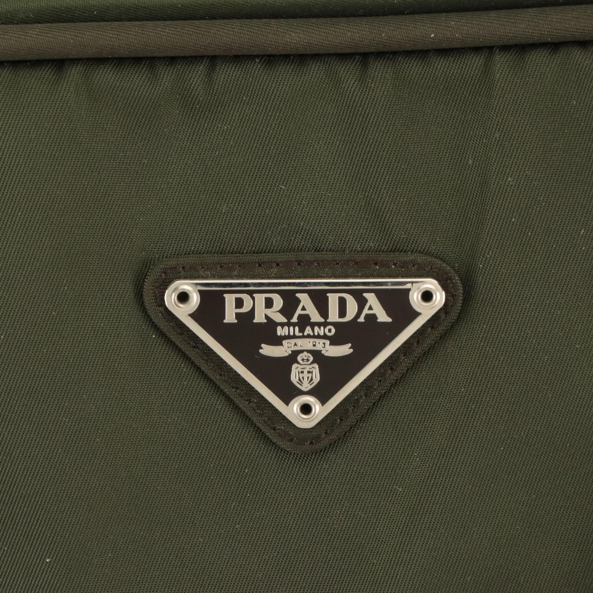 Prada Handbag in Green Tessuto Nylon