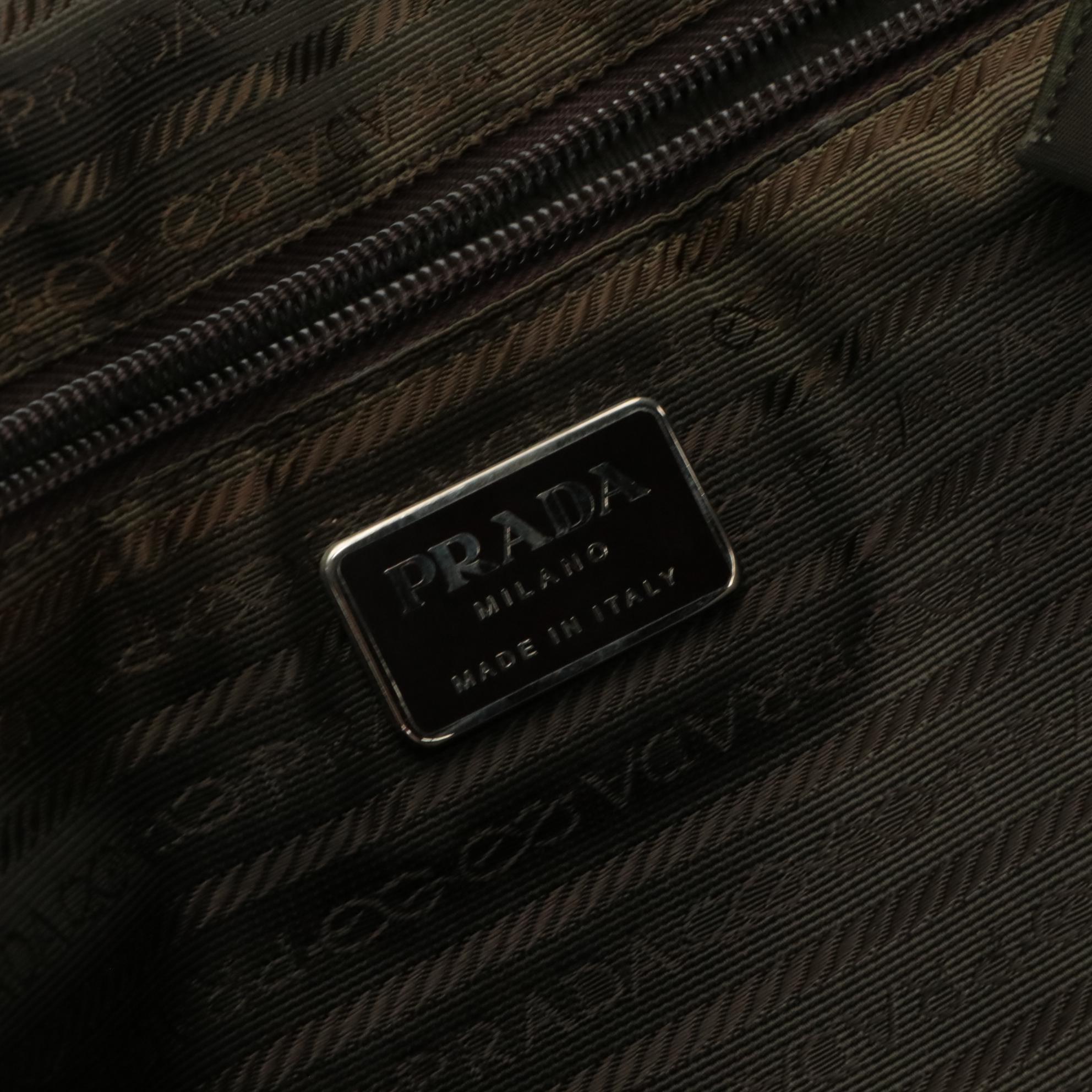 Prada Handbag in Green Tessuto Nylon