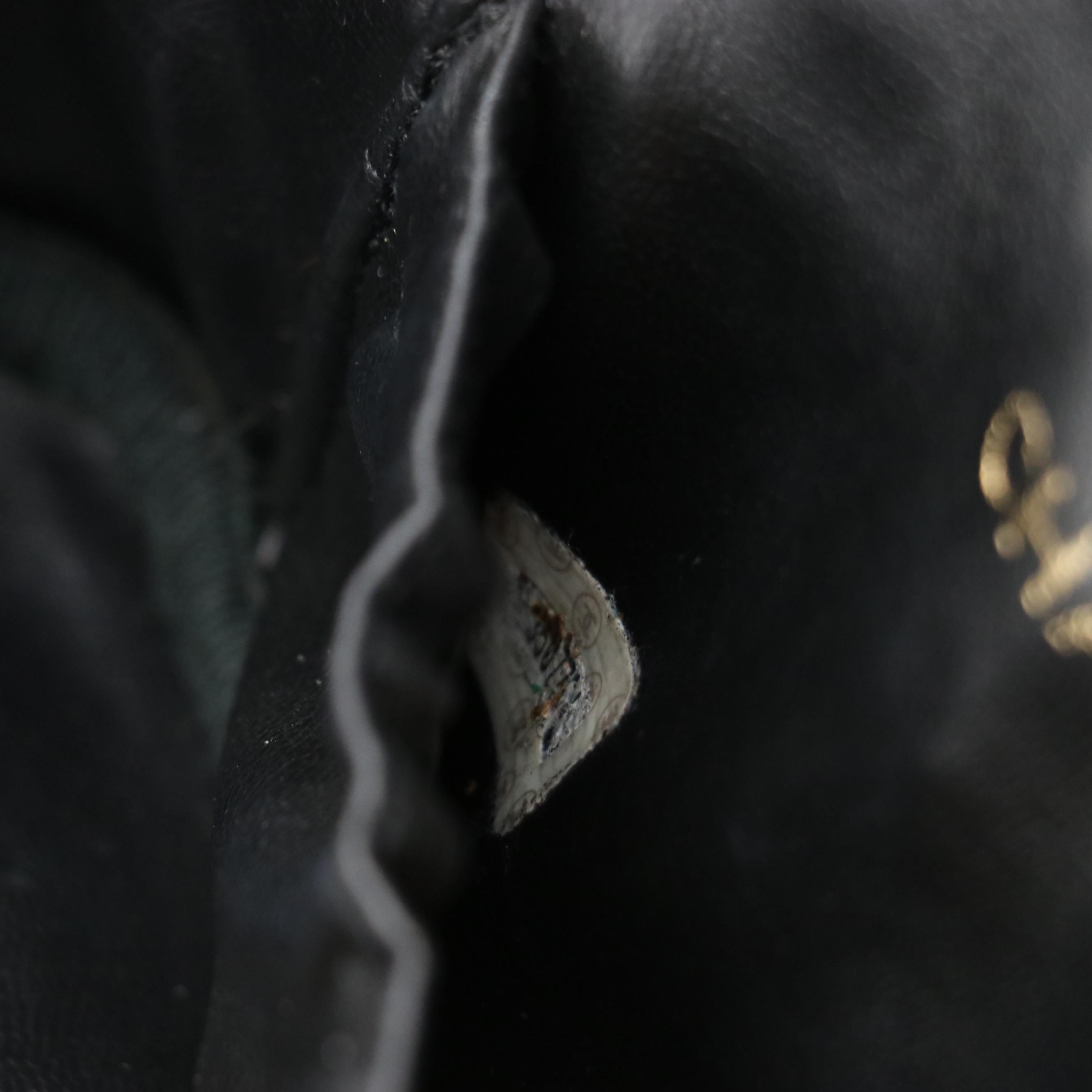 Chanel CC Zip-Around Vanity Case in Black Caviar Leather