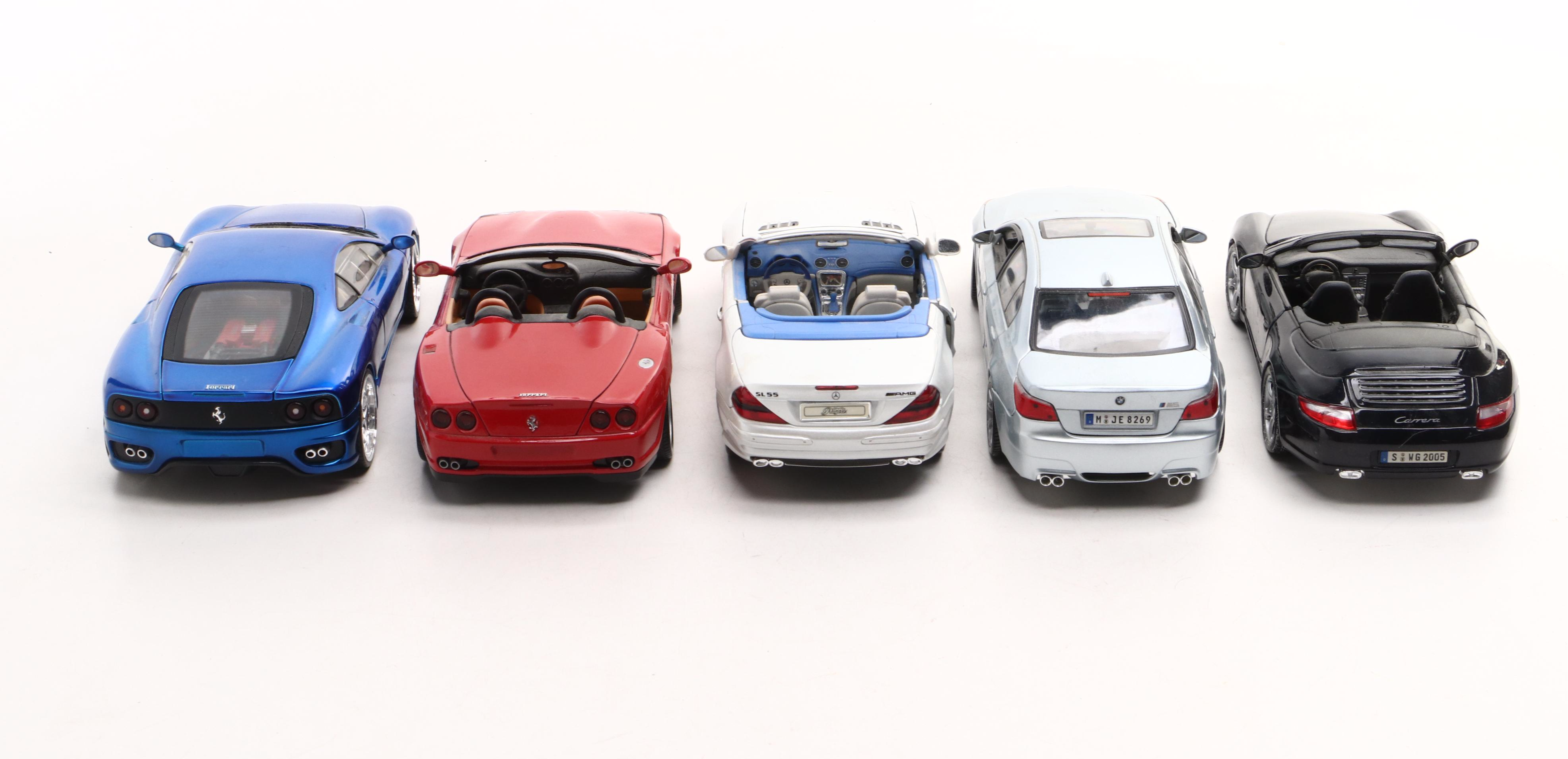 Maisto and Hot Wheels Diecast Sports Cars