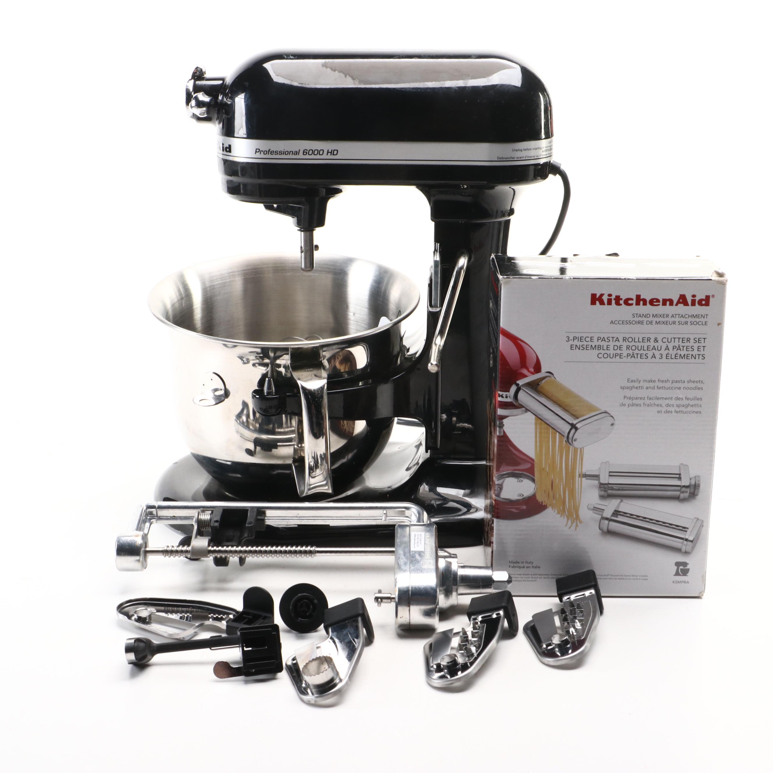 KitchenAid Standing Mixer with Accessories