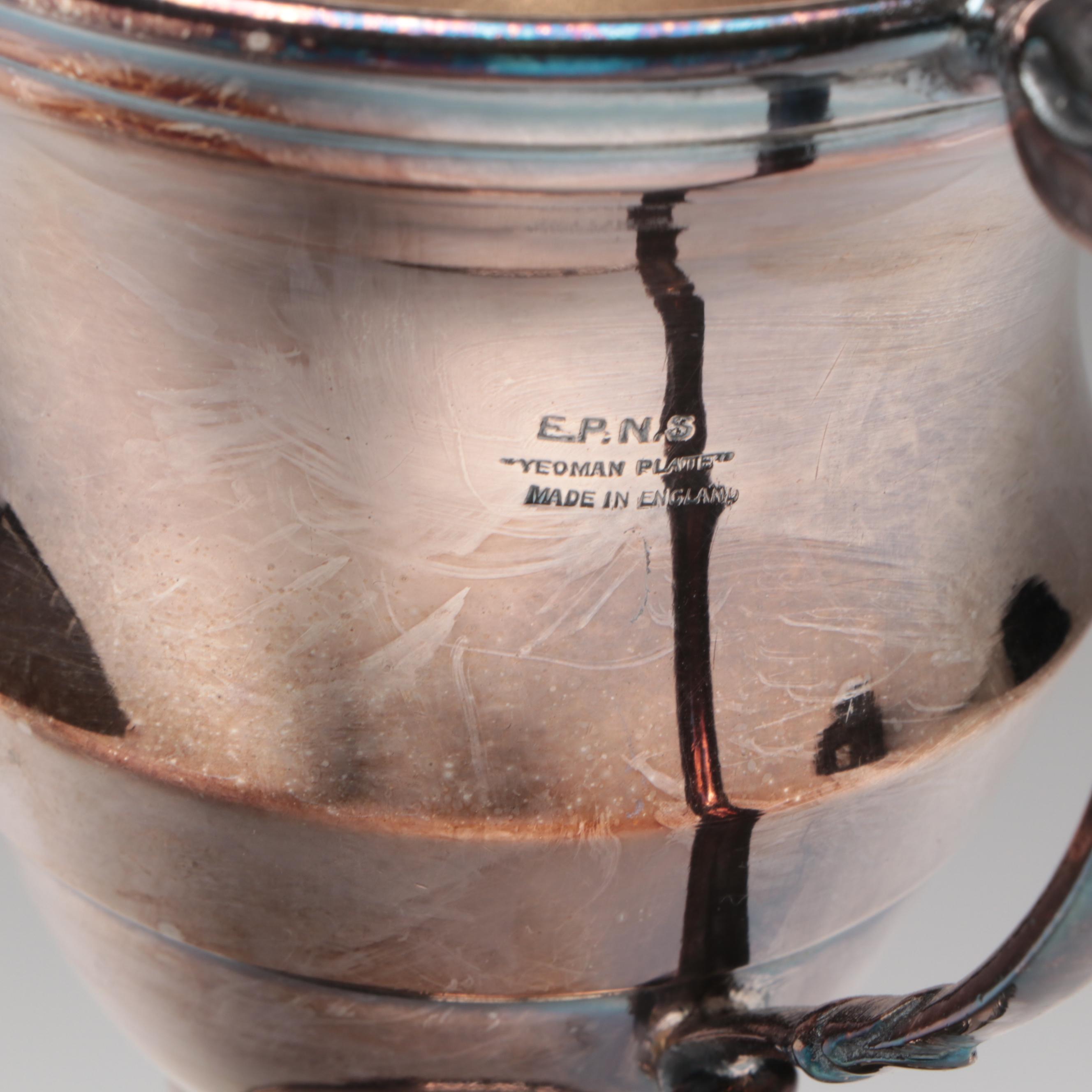 English Sterling and Plate Dairy Trophies Including "Clean Milk Competition"