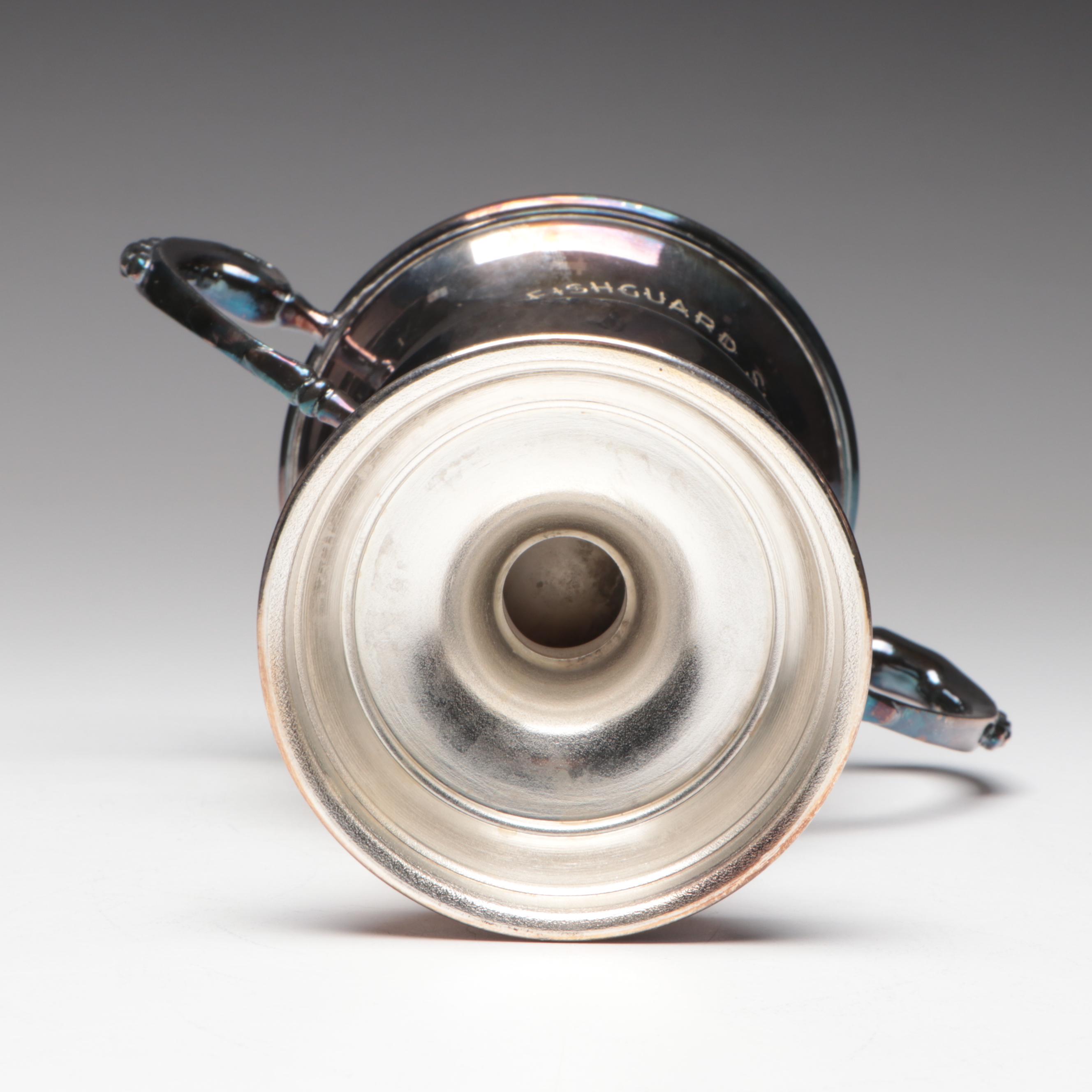 English Sterling and Plate Dairy Trophies Including "Clean Milk Competition"