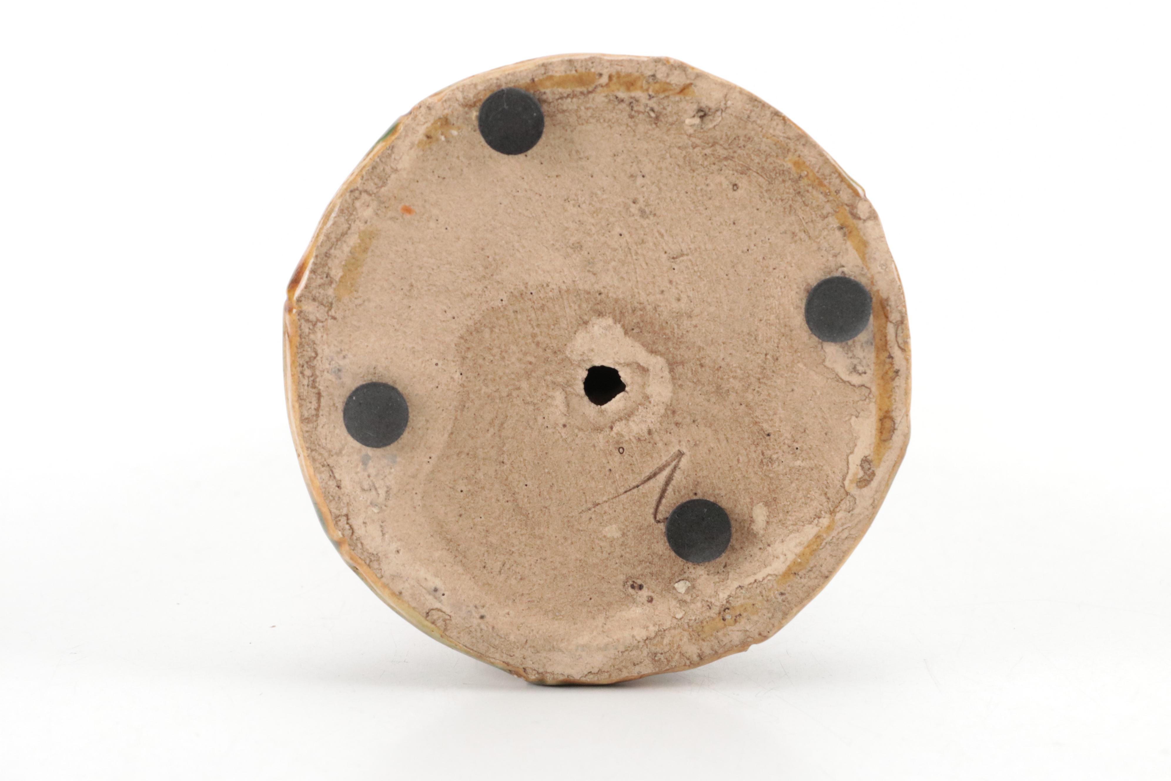 Butler Dog with Tray Ceramic Figurine, Vintage