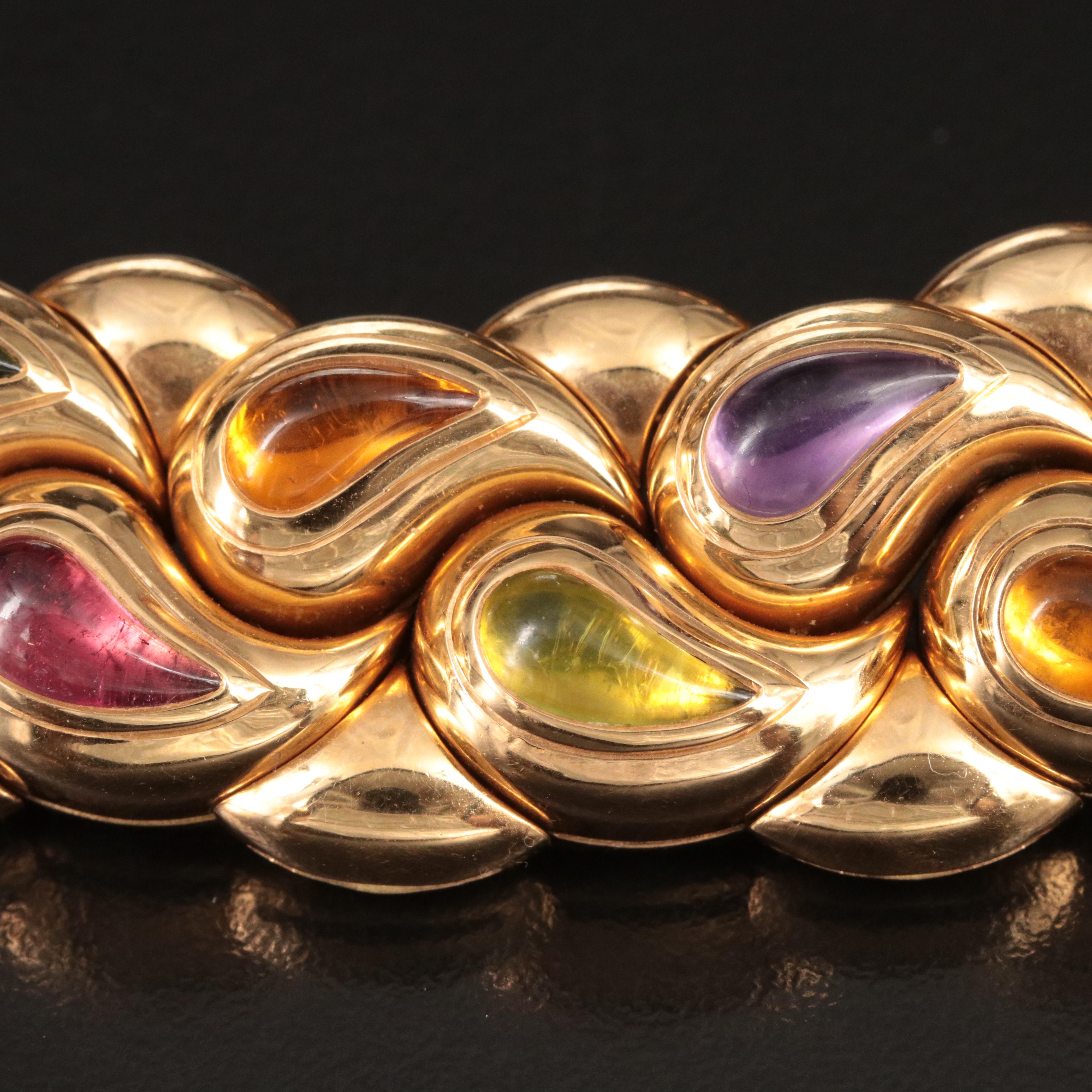 Chopard "Casmir" 18K Collar Necklace with Gemstones