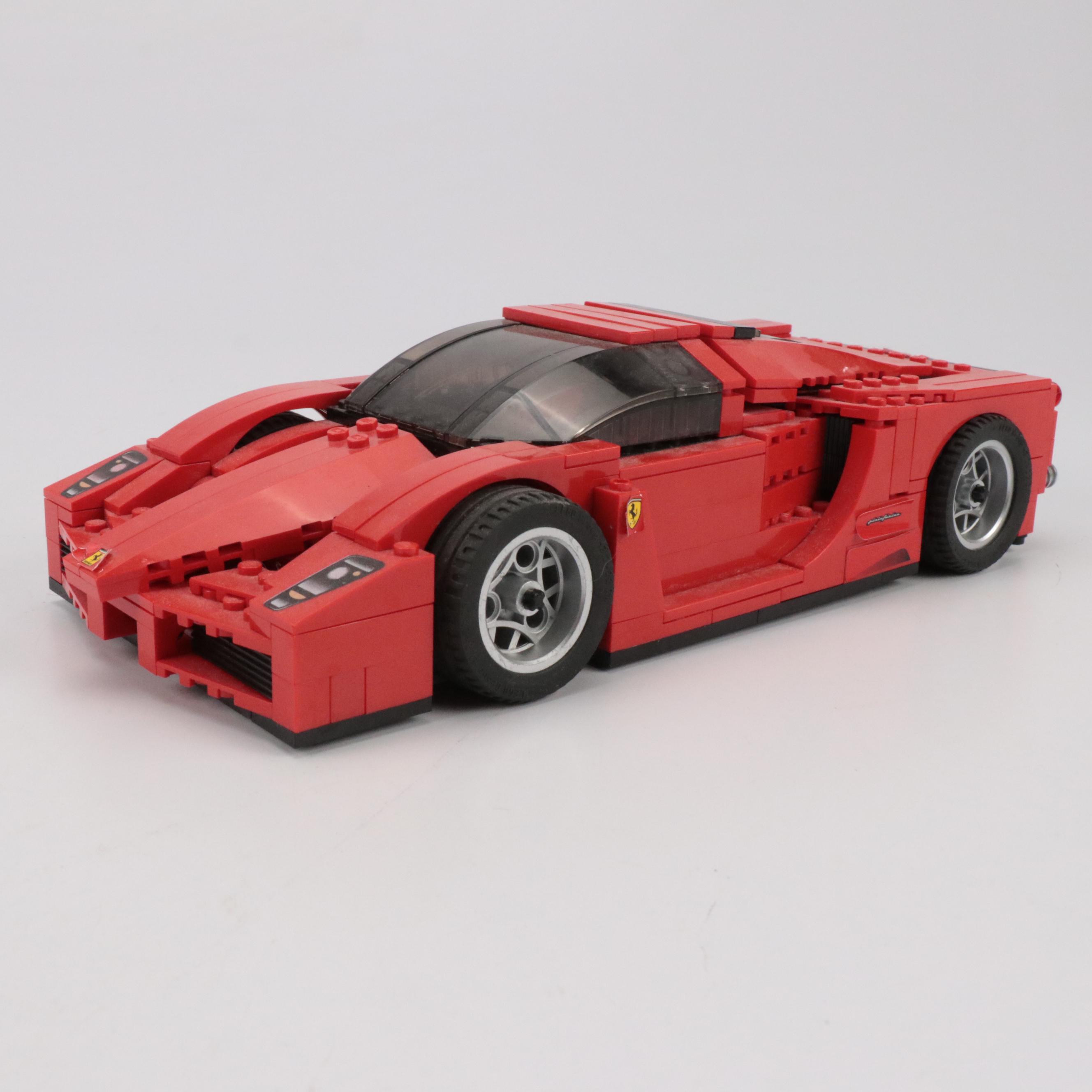 LEGO Enzo Ferrari, 430 Spider and F1 Racer Assembled Kits