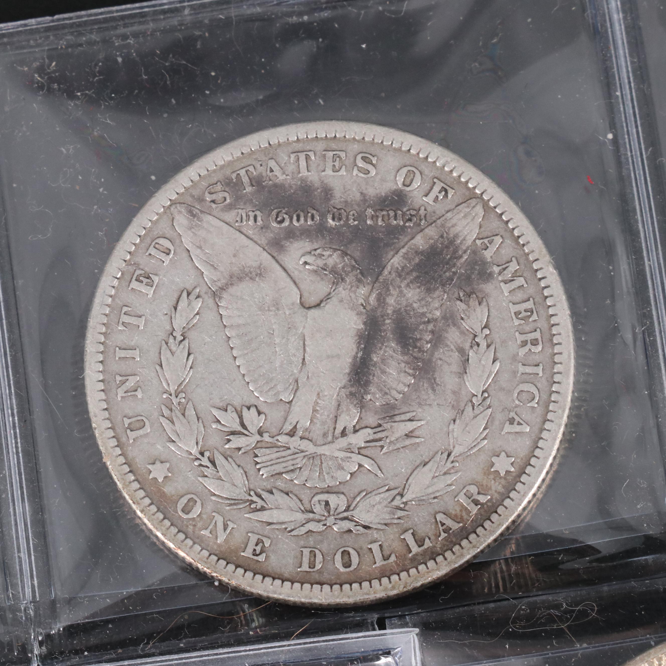 Group of U.S. Silver Coinage, Including Six Morgan Silver Dollars