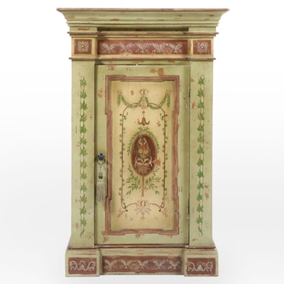 Venetian Style Polychrome-Decorated Cabinet