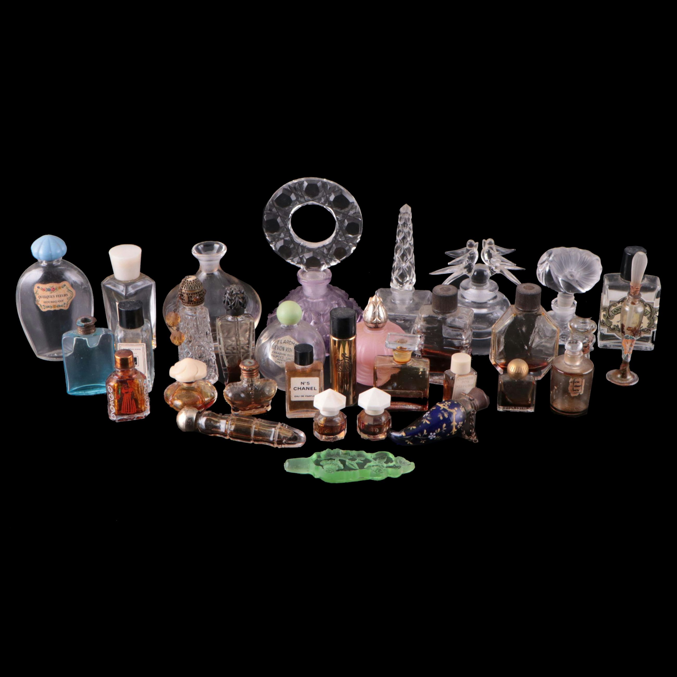 Jo Malone, Chanel No.5, Lalique, Marquis by Waterford, More Perfume Mini Bottles