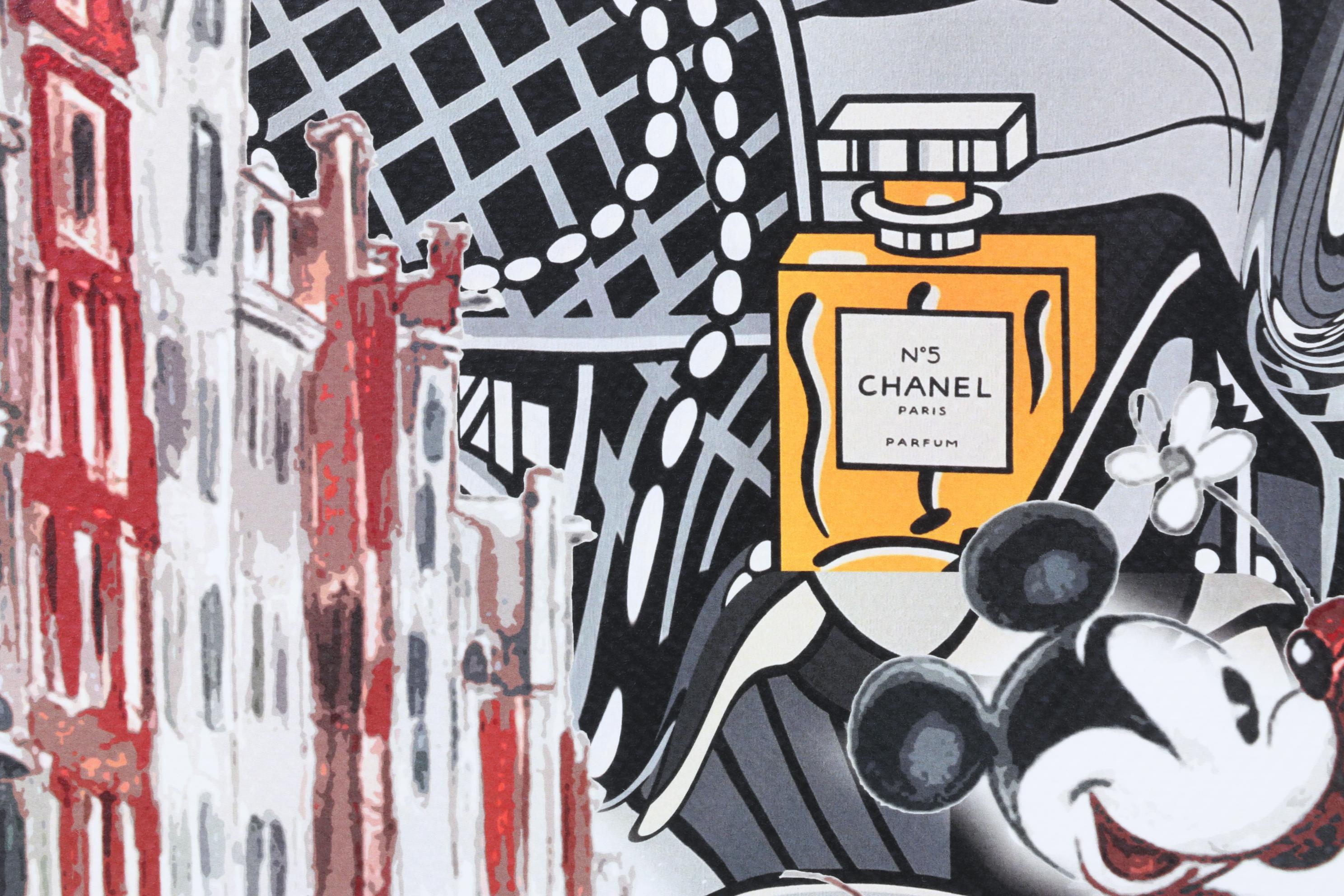 Death NYC Pop Art Graphic Print Featuring Mickey and Minnie Mouse, 2023