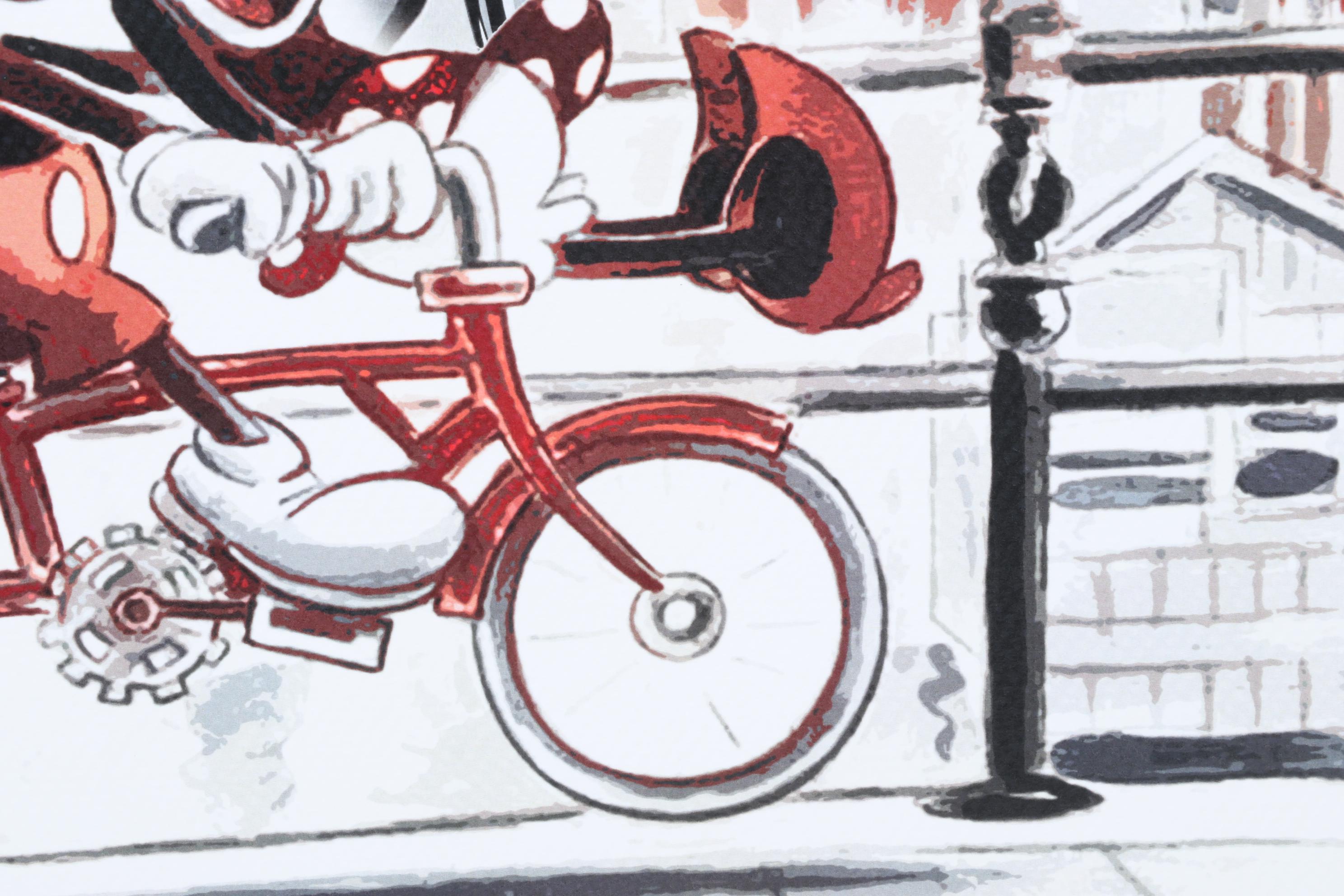 Death NYC Pop Art Graphic Print Featuring Mickey and Minnie Mouse, 2023